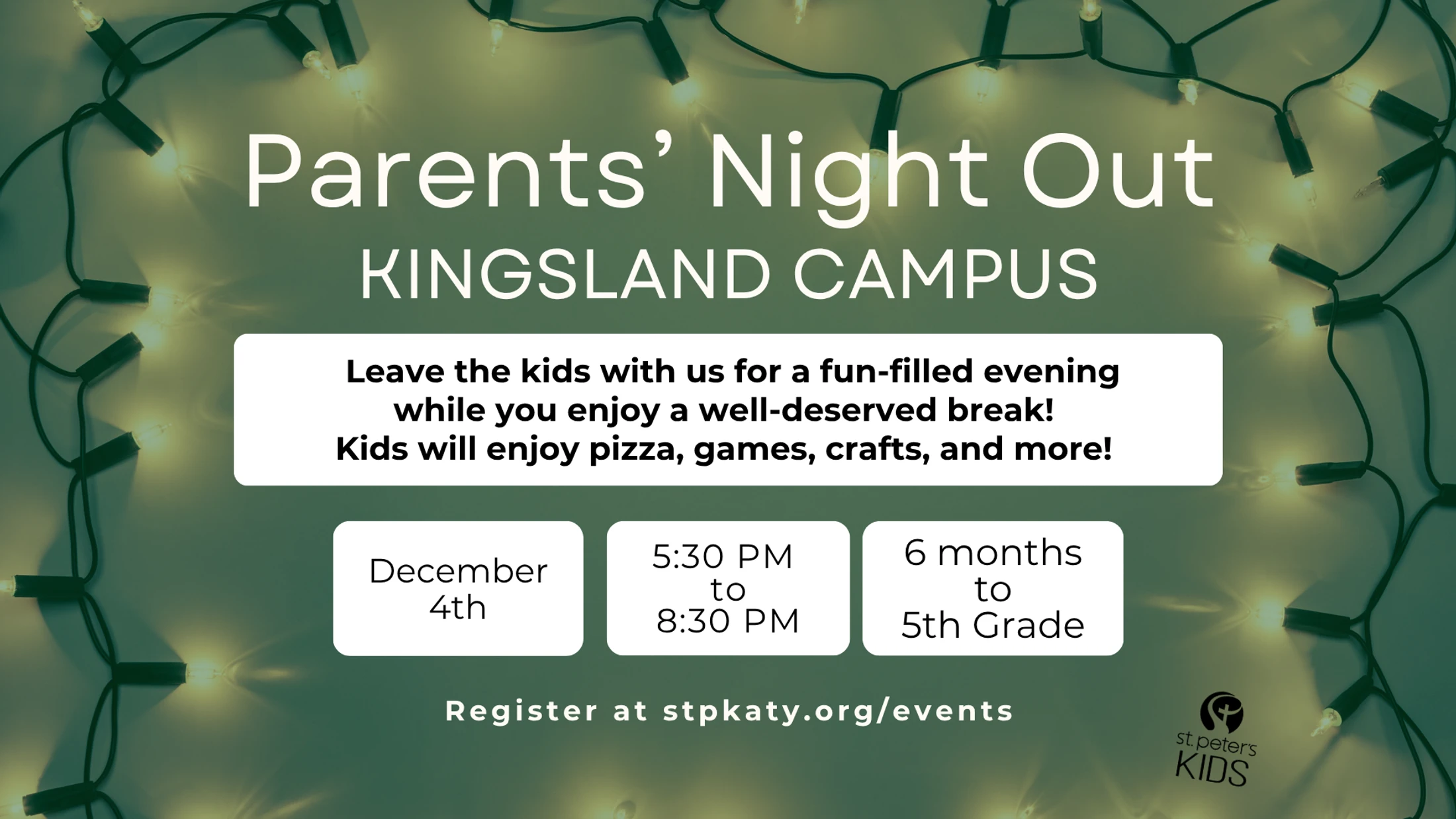Parents' Night Out at Kingsland Campus