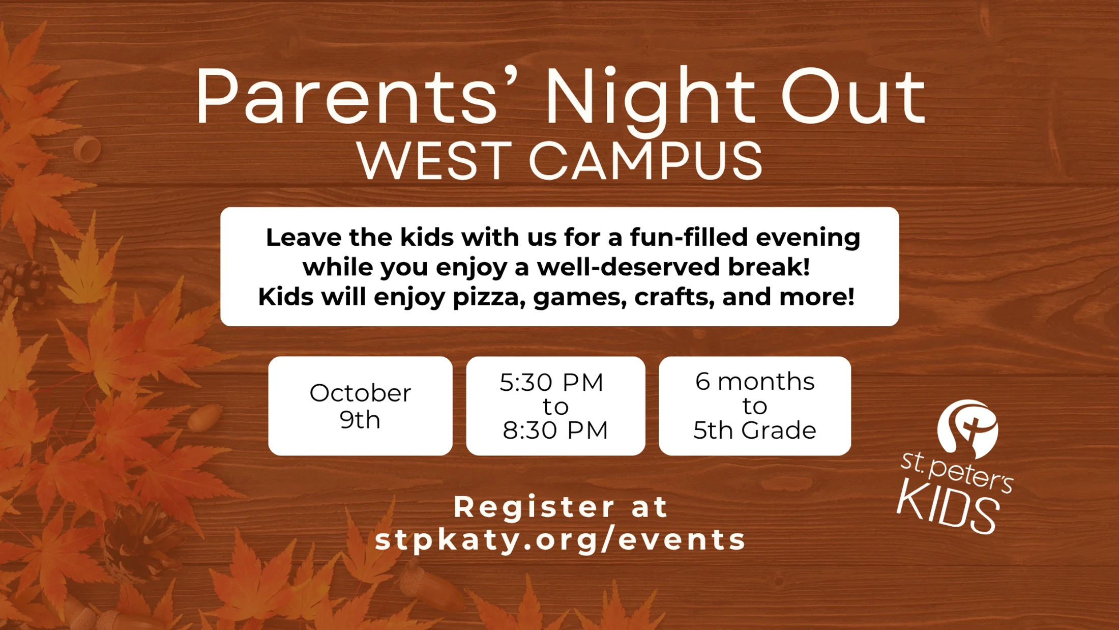 Parents' Night Out at West Campus