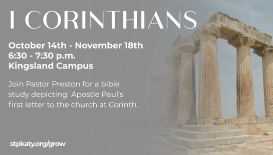1 Corinthians<br><div>Led by Pastor Preston Greenwaldt</div>