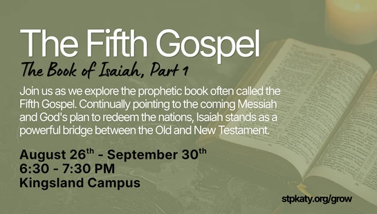 The Fifth Gospel - Part 1<div>Led by Nanette Crawford</div>