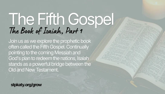 The Fifth Gospel - Part 1<div>Led by Nanette Crawford</div>