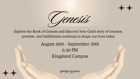 Genesis&nbsp;<div>Led by Pastor Preston Greenwaldt</div>