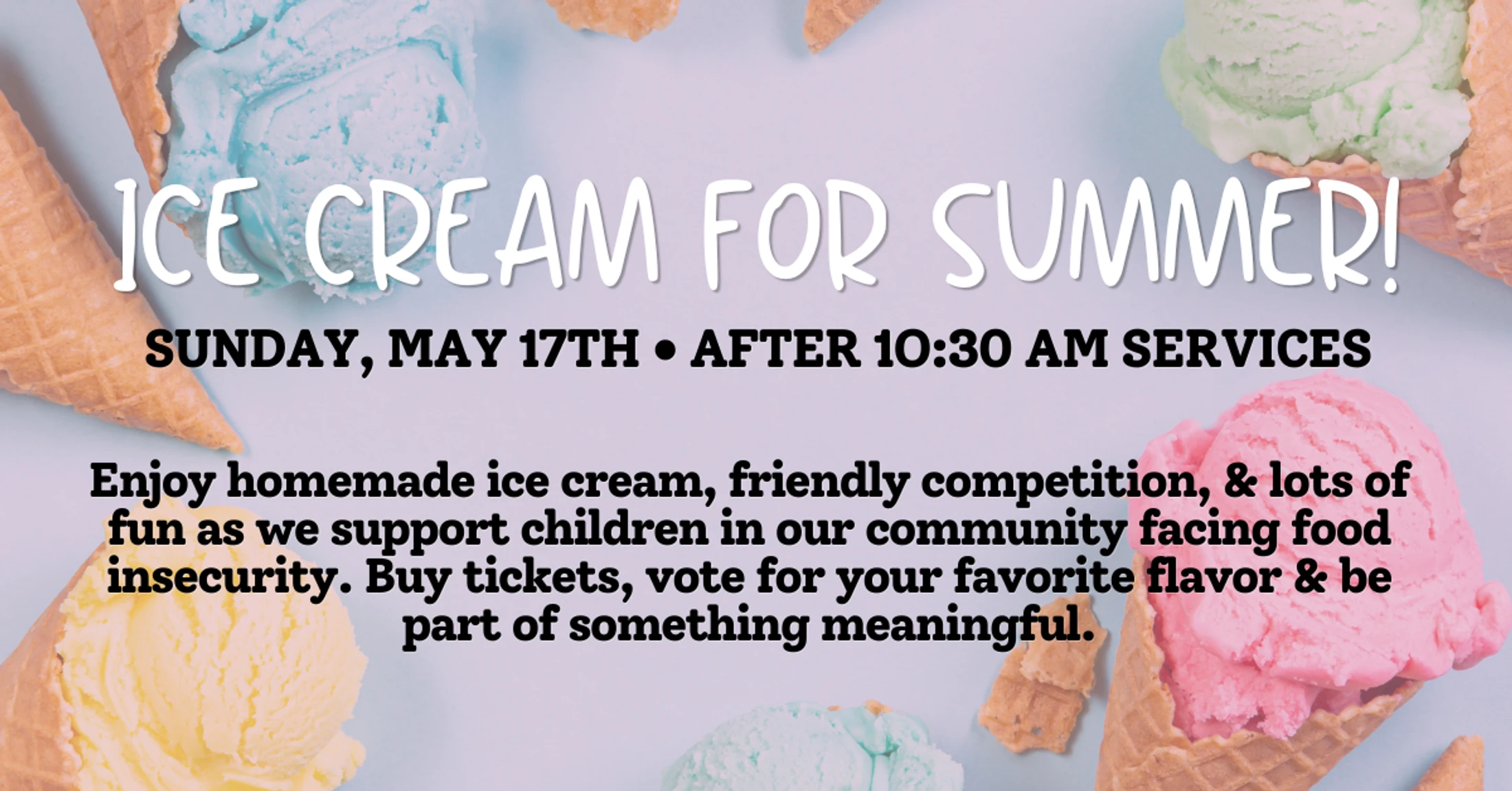 Ice Cream For Summer!