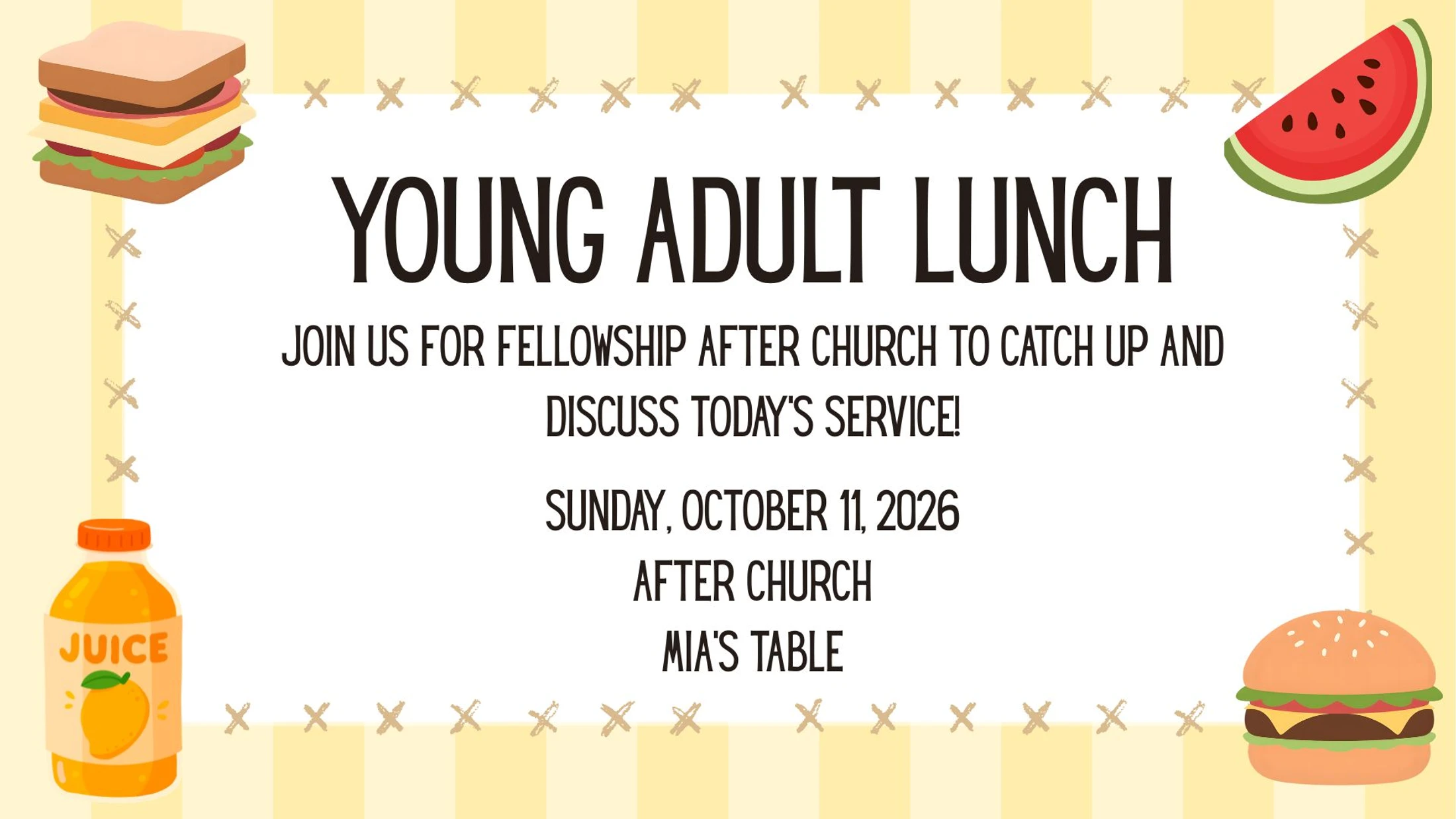 Young Adult Lunch
