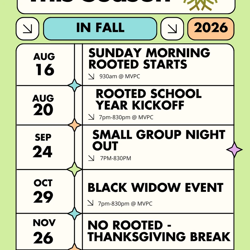 Fall calendar