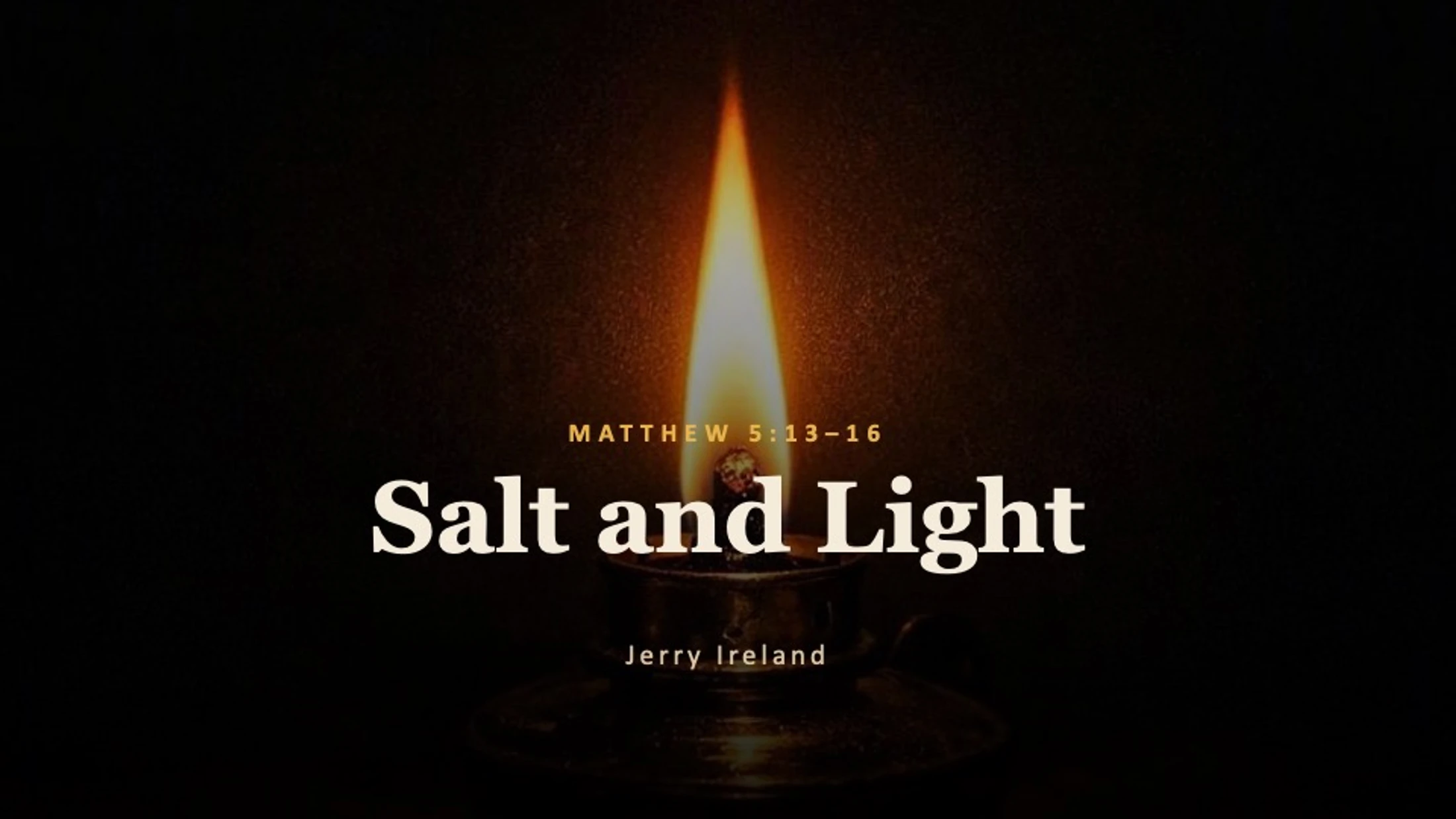 Salt and Light (28 June 2026)