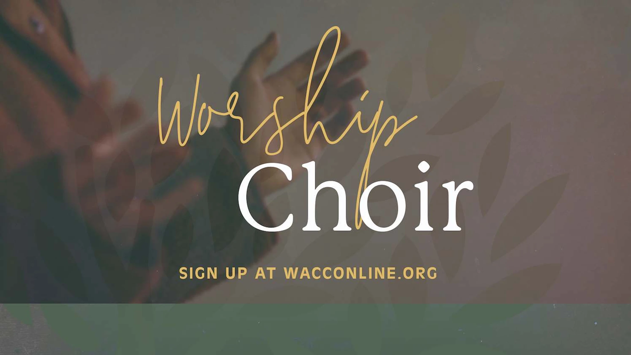 Sign Up for Choir!