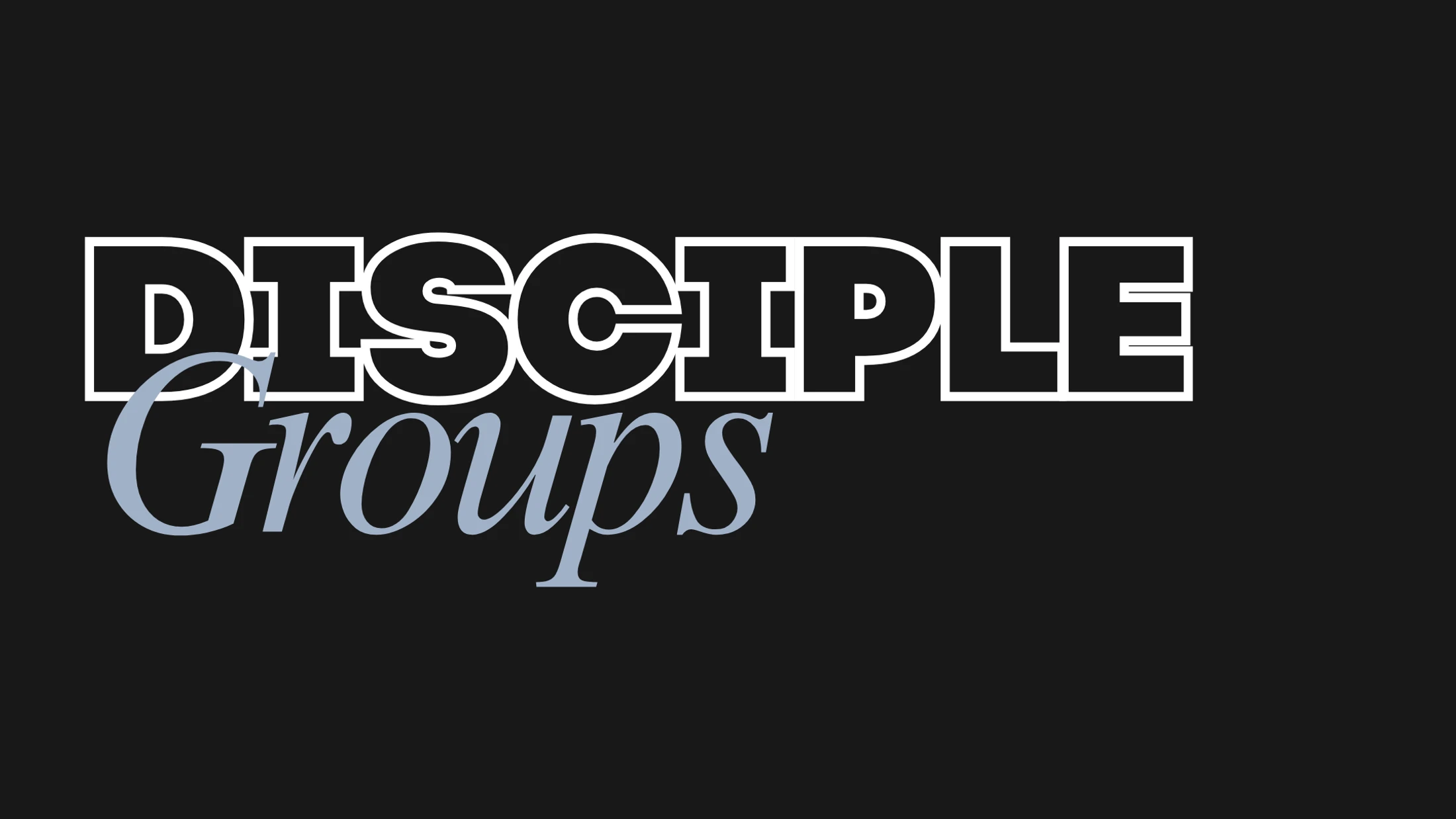 Disciple Groups Launch