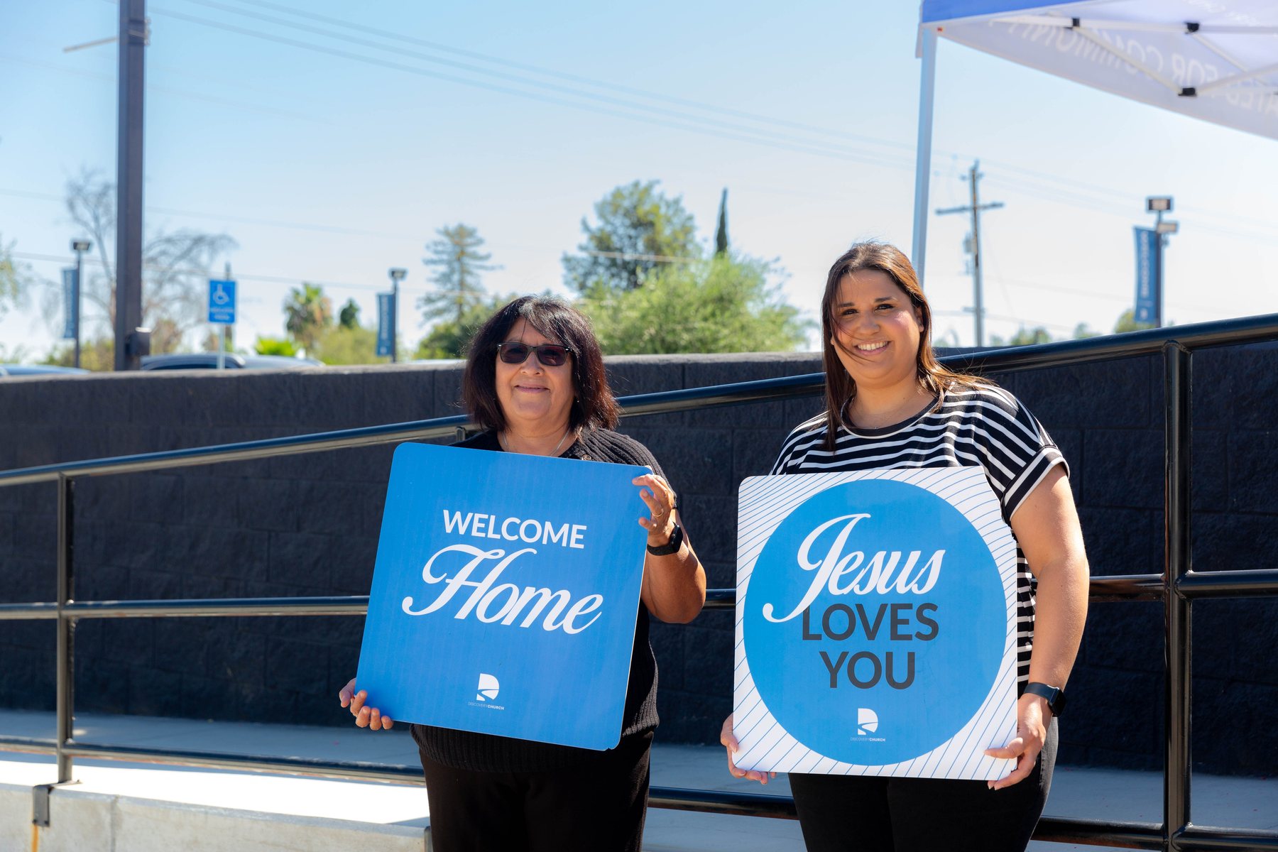 Welcome team at Discovery Church