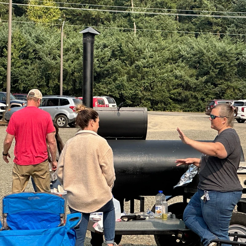 Free Food made just right on the big grill