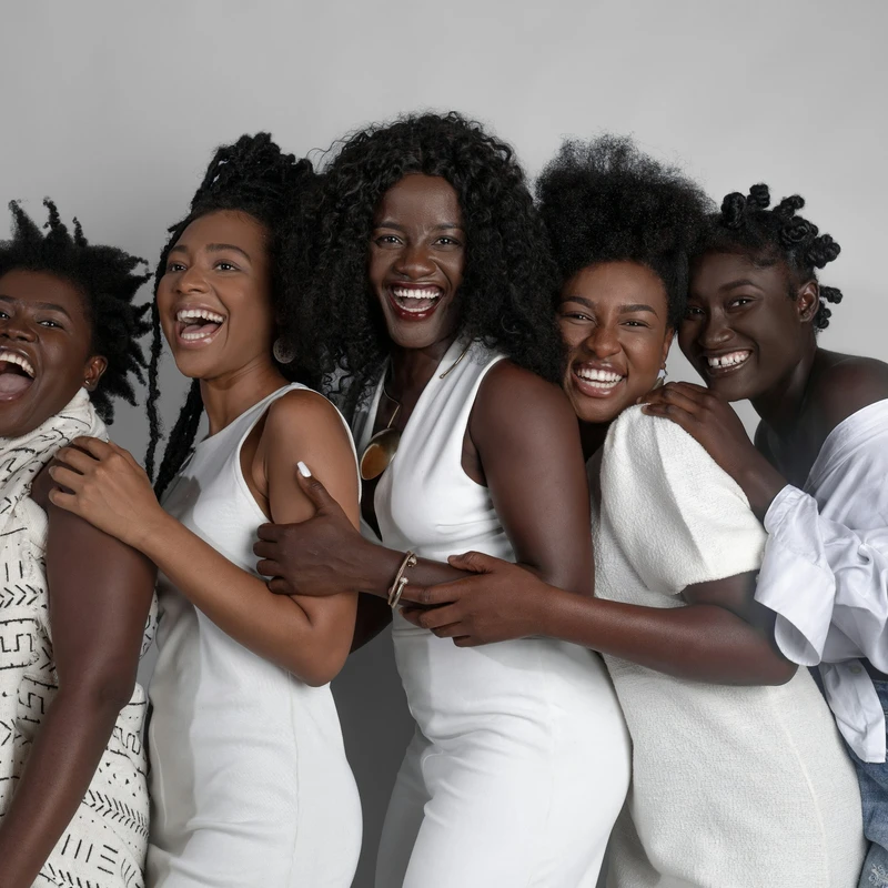a group of people posing for a photo