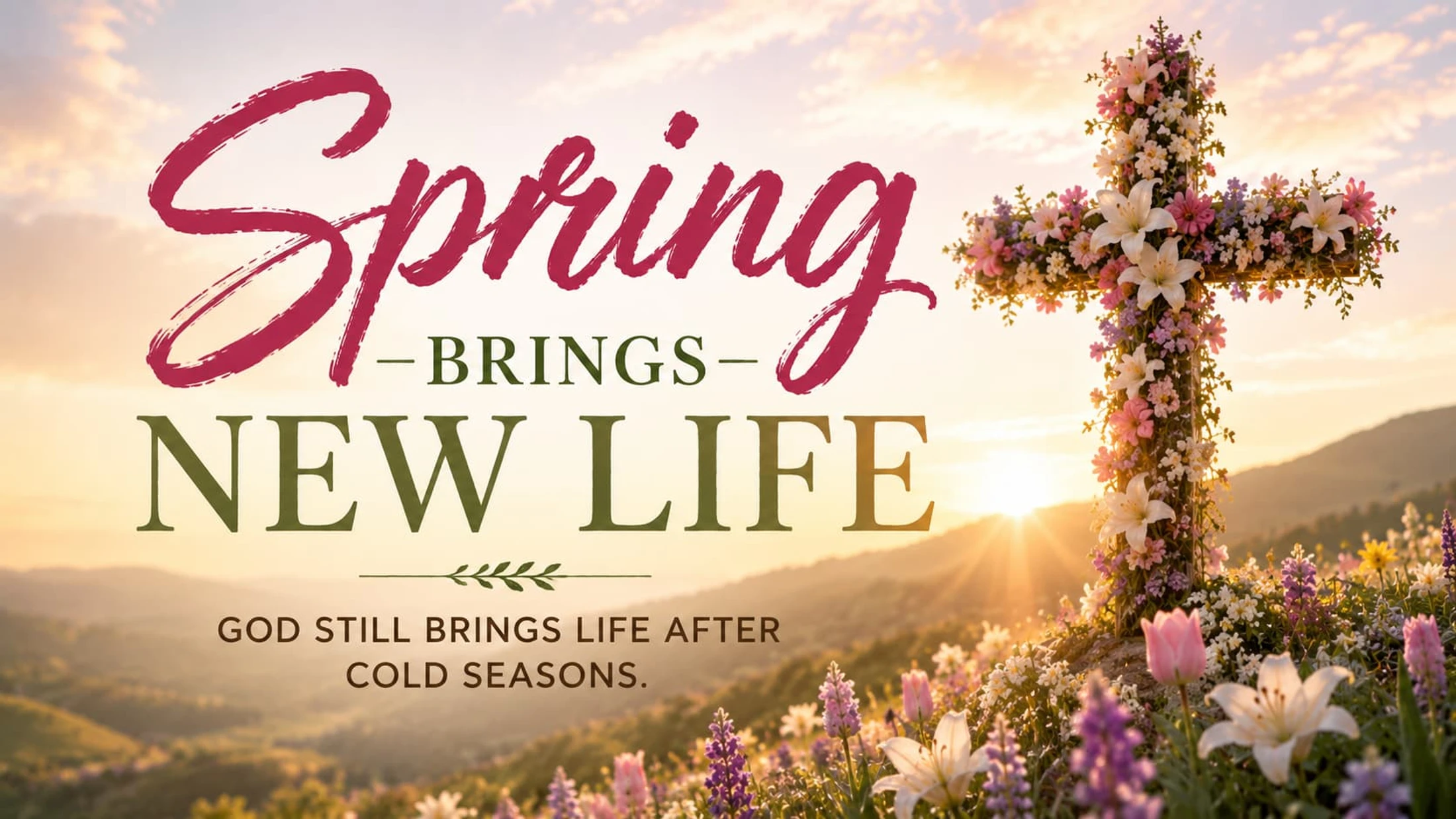 Springtime and God’s New Beginnings