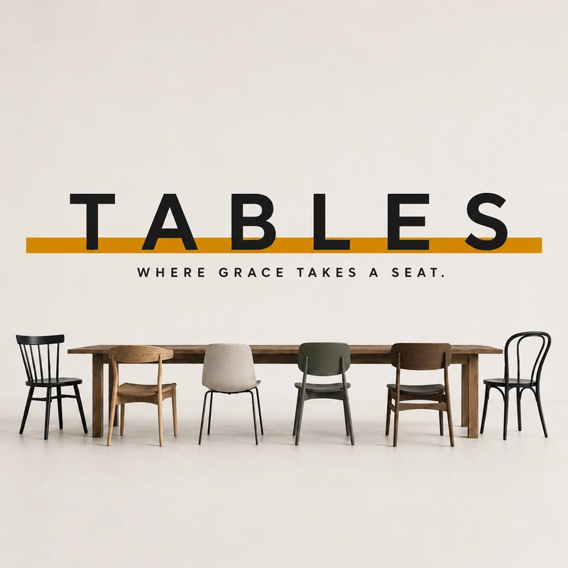 God does some of His deepest work at tables.