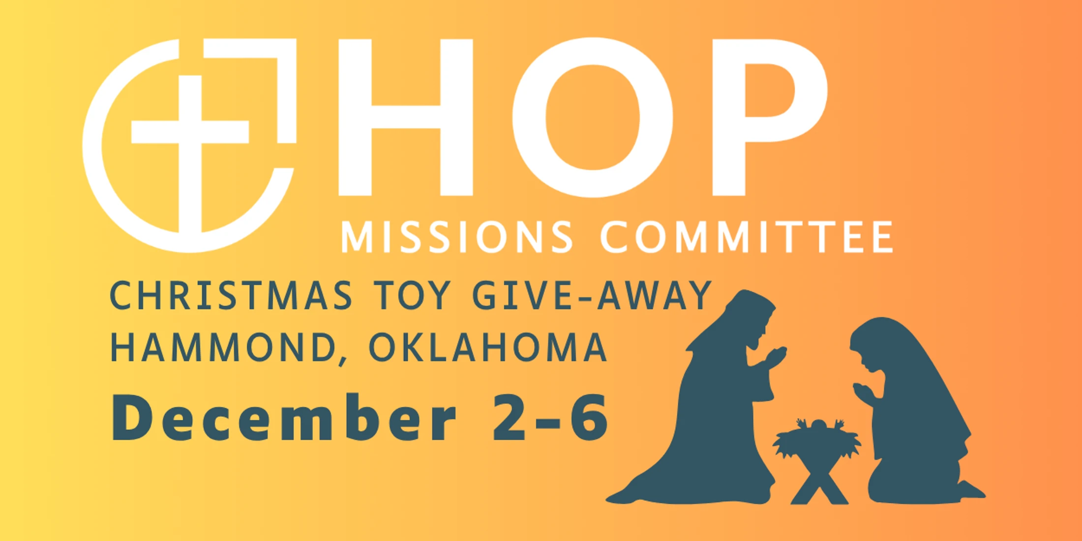 Toy Give-Away Hammond, Oklahoma with Johnny Hughes