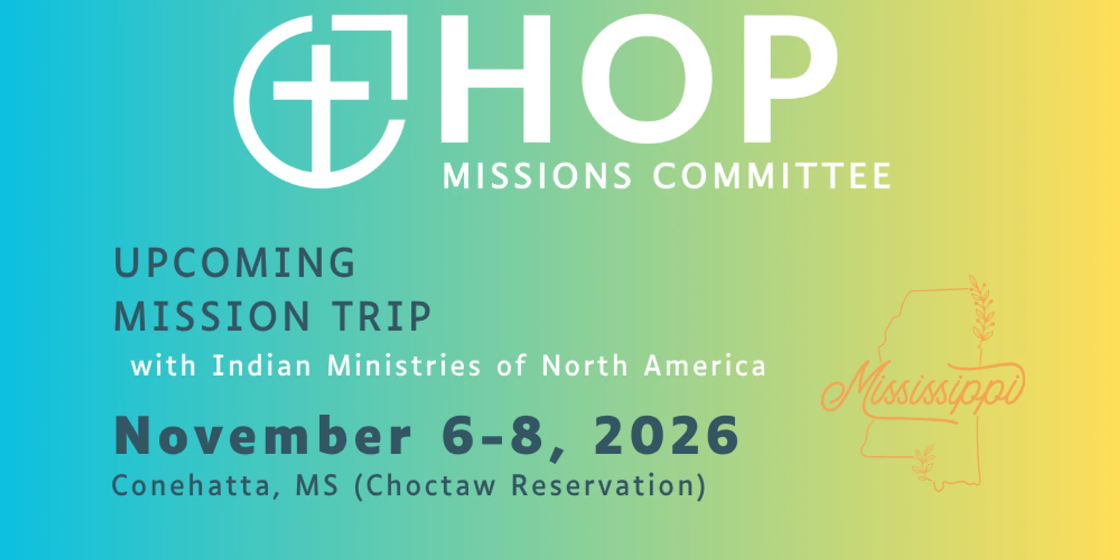 Short Term Missions Trip to Conehatta, MS