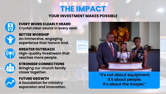The Impact: What Your Gift Makes Possible