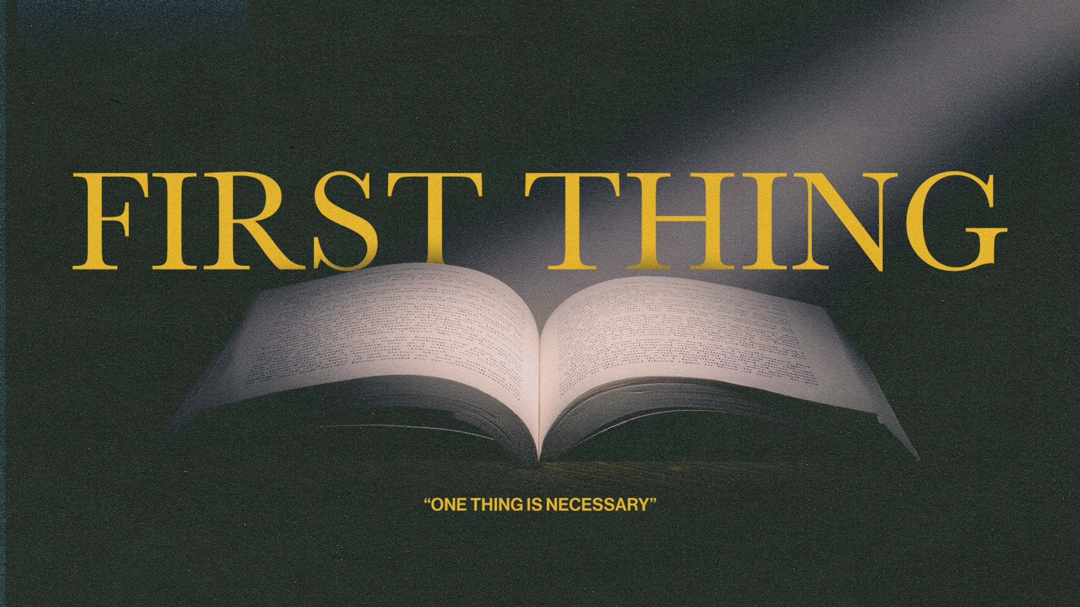 First Thing: Prayer