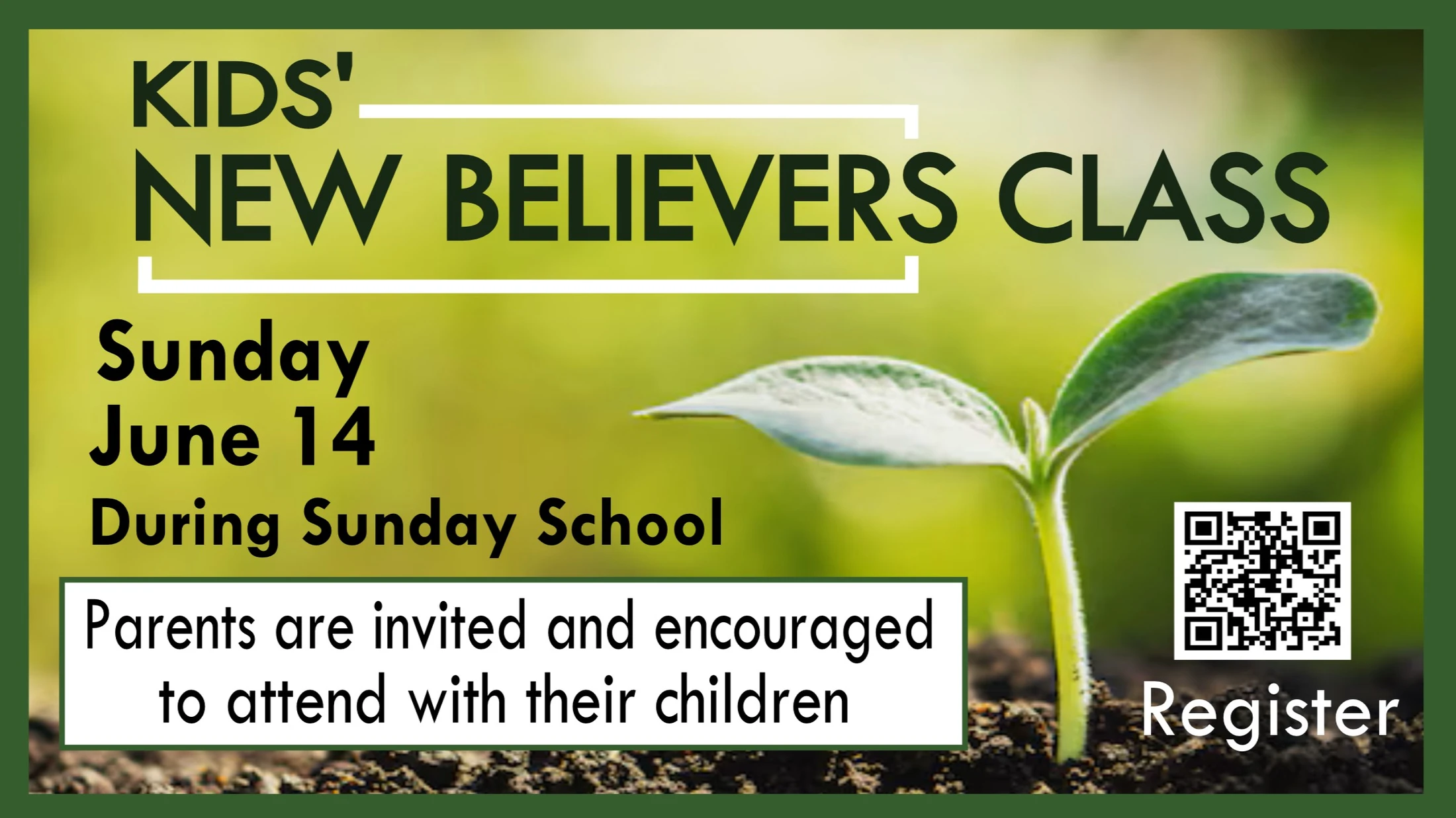 Kids New Believers Class