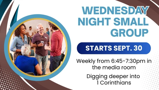 This group is for parents and adults to get into God's Word while our kids and youth enjoy their activities.