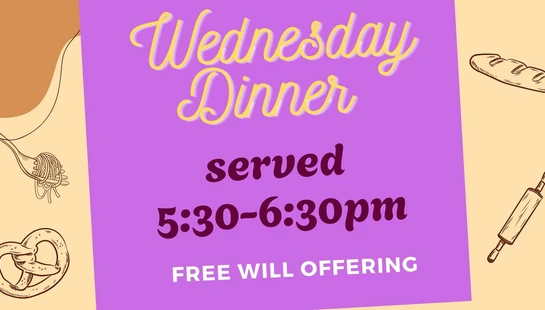 <span class="h6" style="font-weight: normal;">All are welcome to join us for a meal before all our evening activities begin. Join us in the Trailside gym starting at 5:30pm. </span>