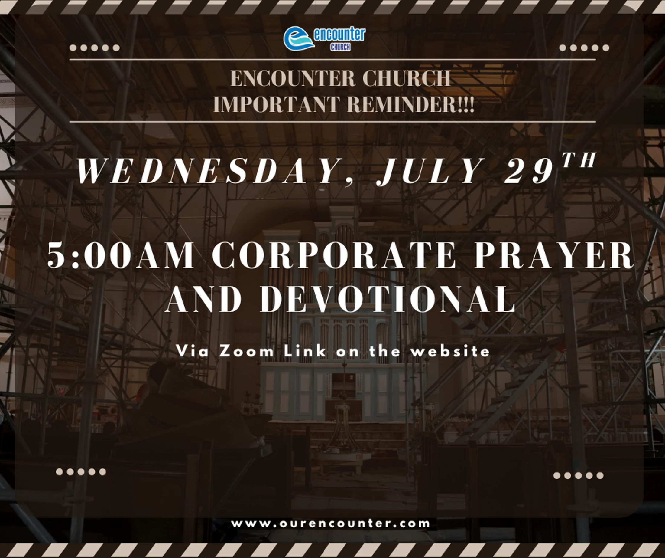 5AM Corporate Prayer and Devo