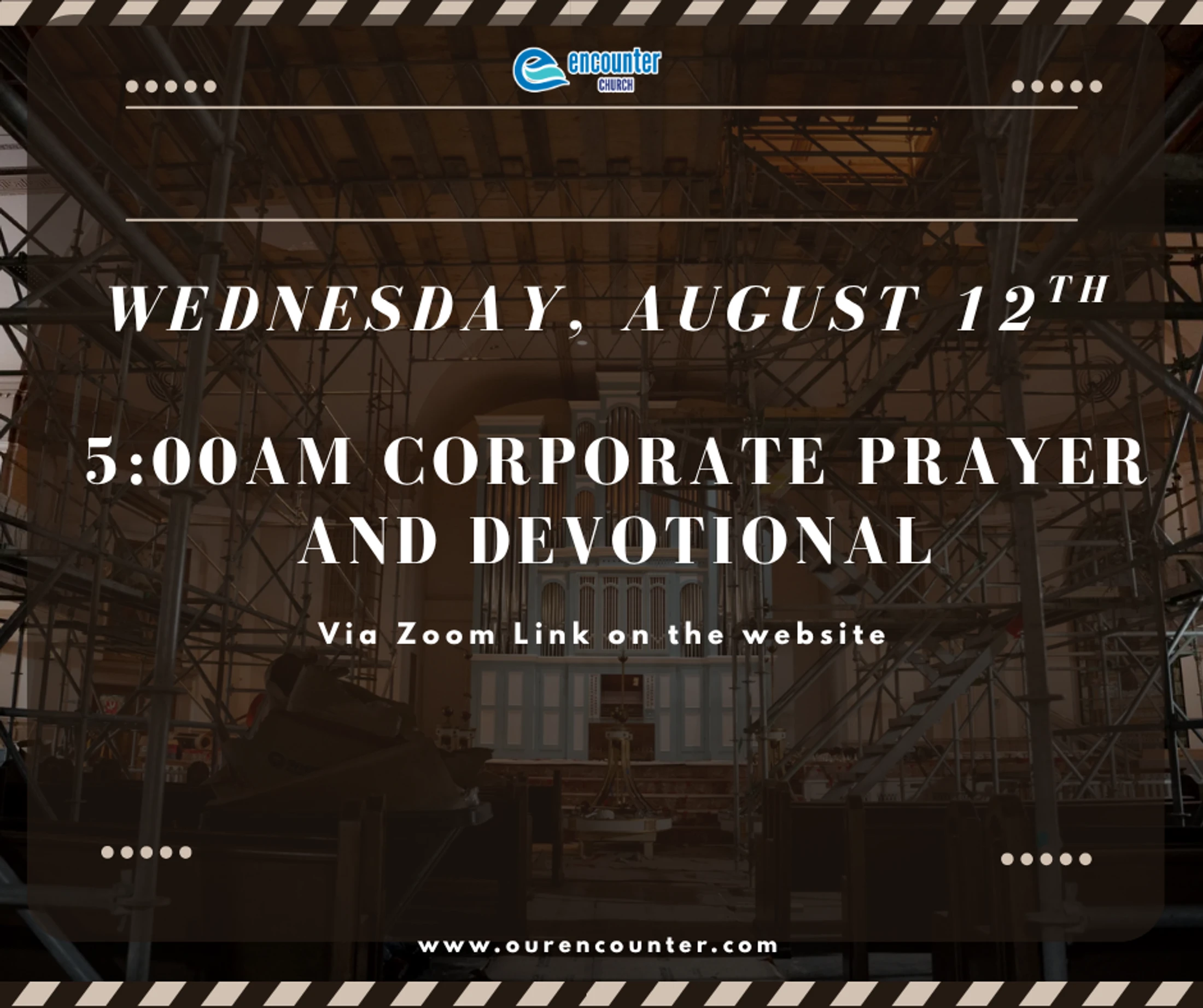 5AM Prayer and Devo via Zoom