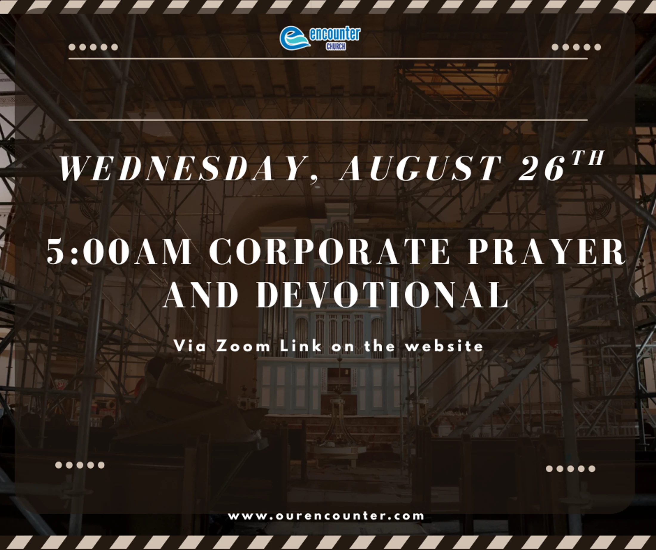 5AM Prayer and Devo via Zoom
