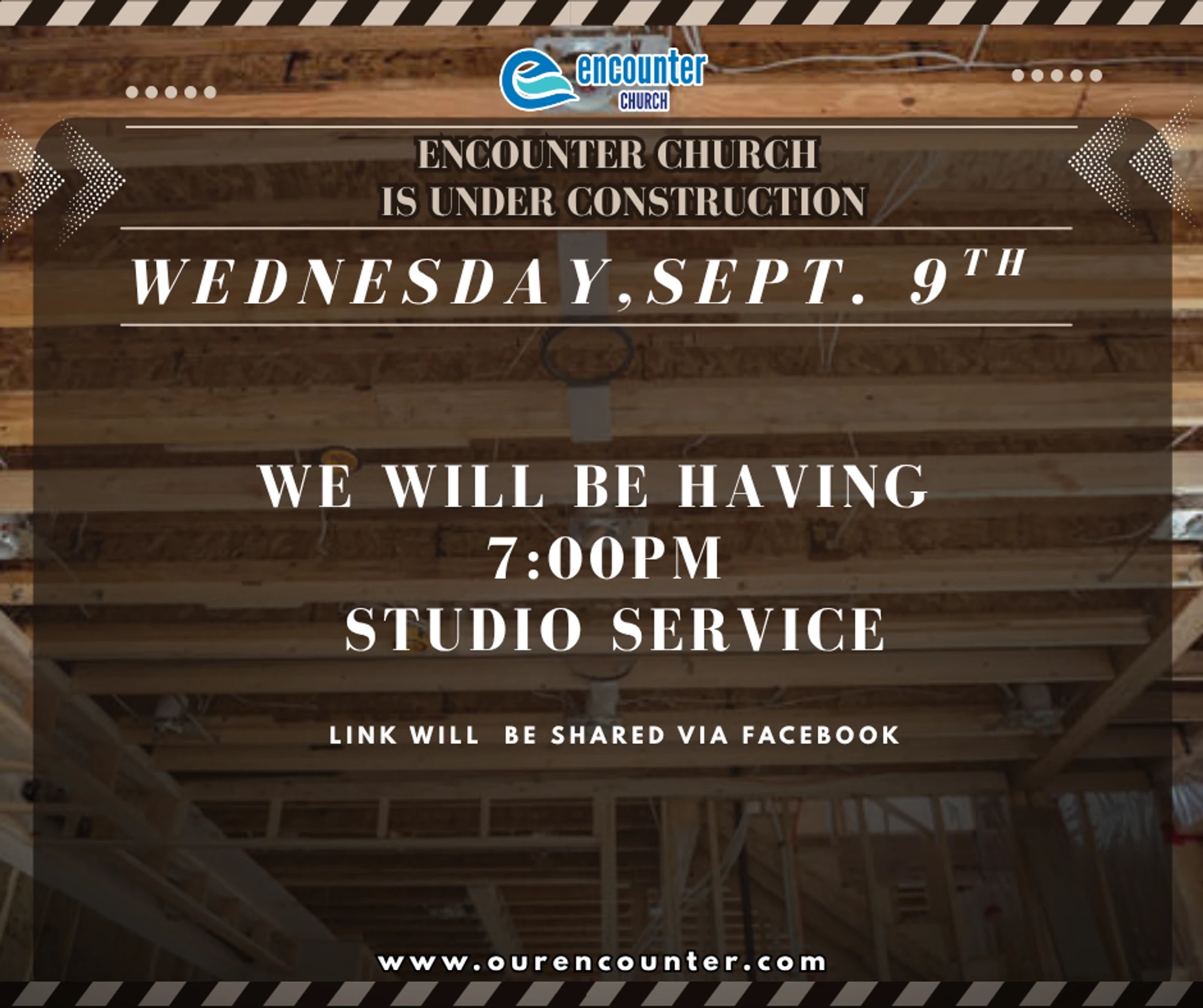 Midweek: Studio Service (Youtube/Facebook Live Only)