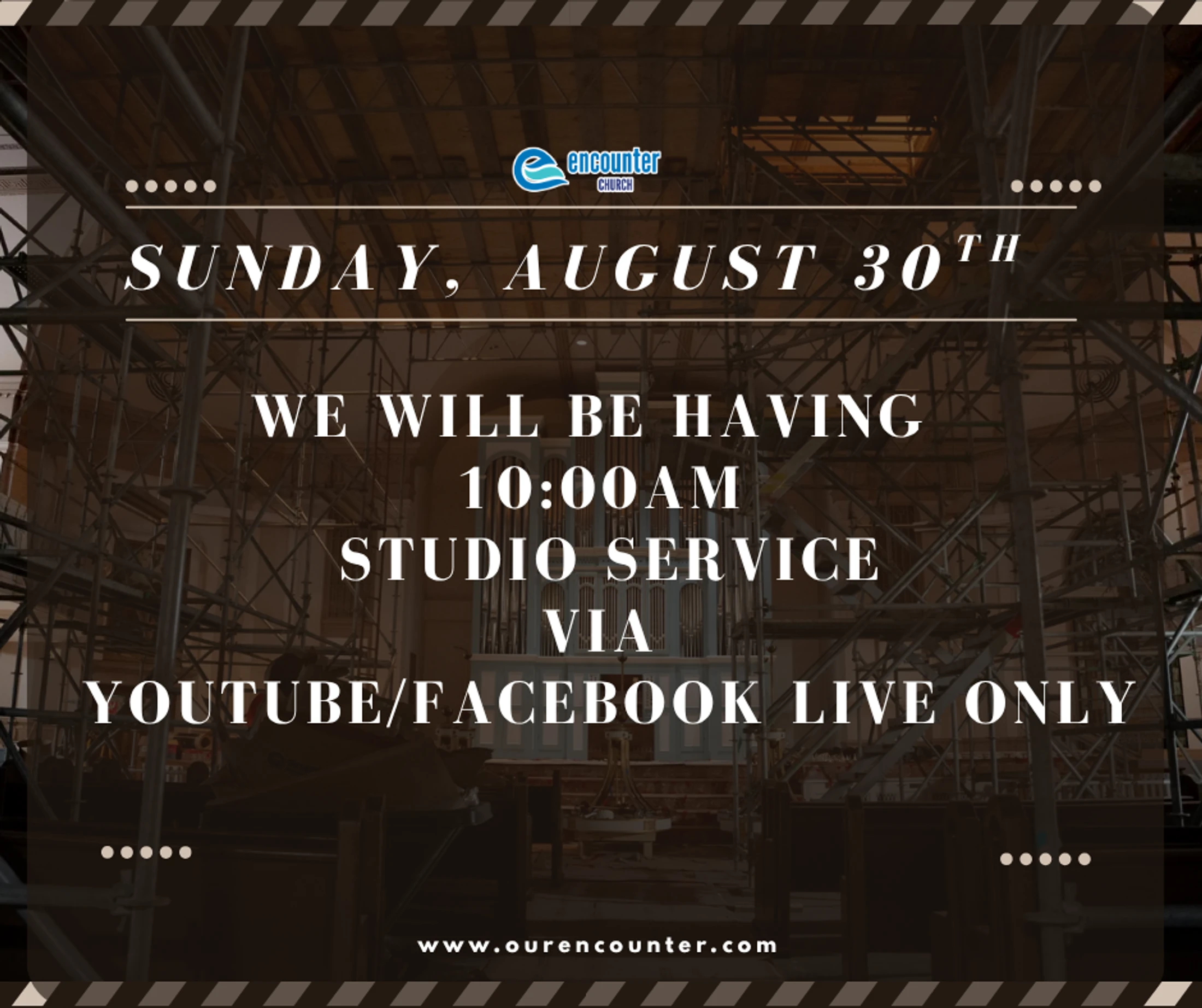Studio Service (Youtube/Facebook Live Only)