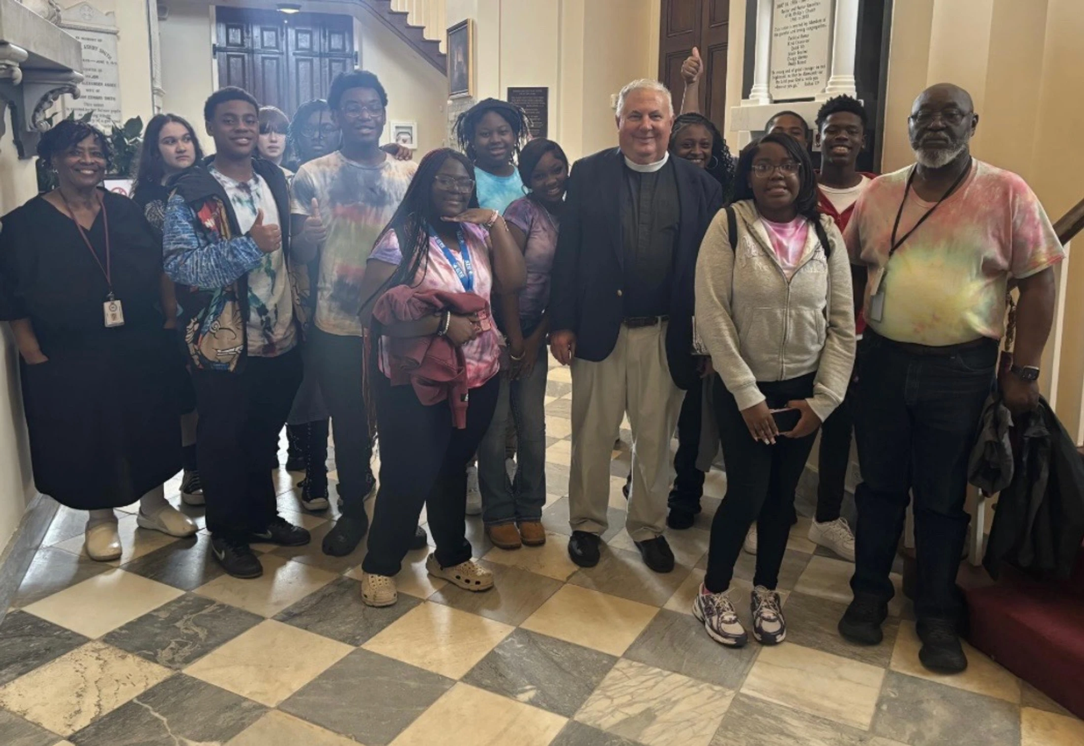 Special Guests Tour St. Philip’s in Conjunction with the 250th Anniversary of the American Revolution
