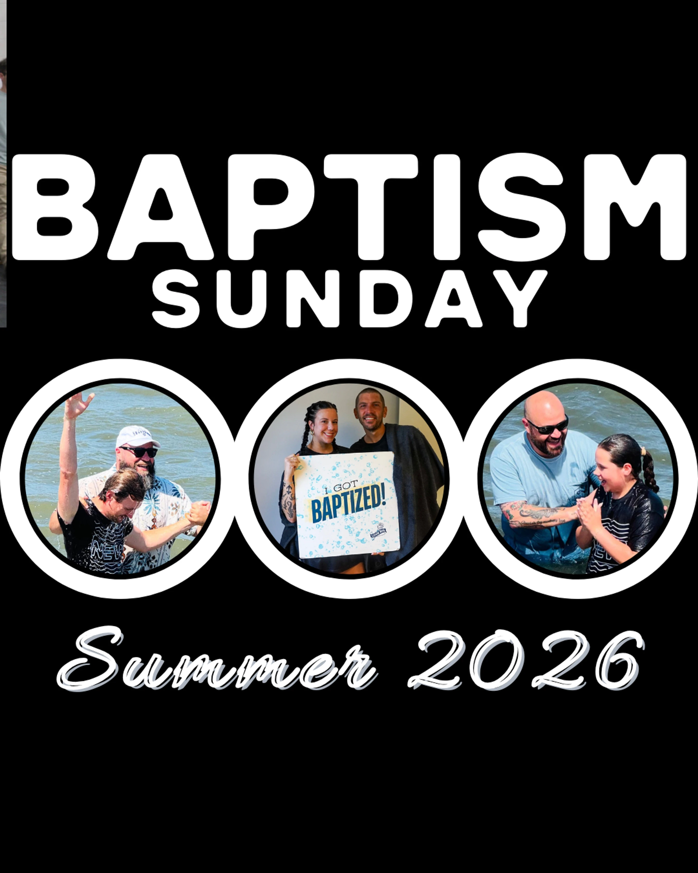 Baptism Service: Summer 2026!