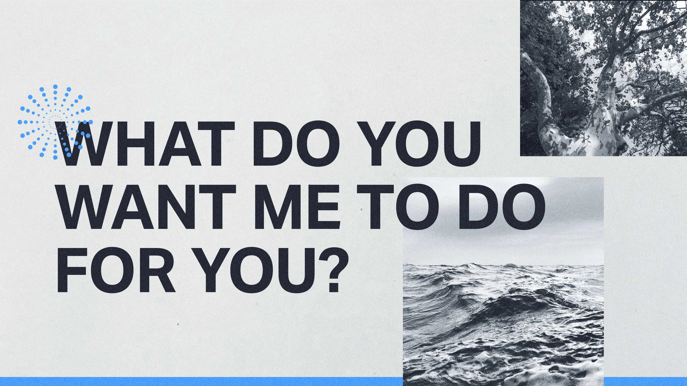 What Do You Want Me To Do For You?