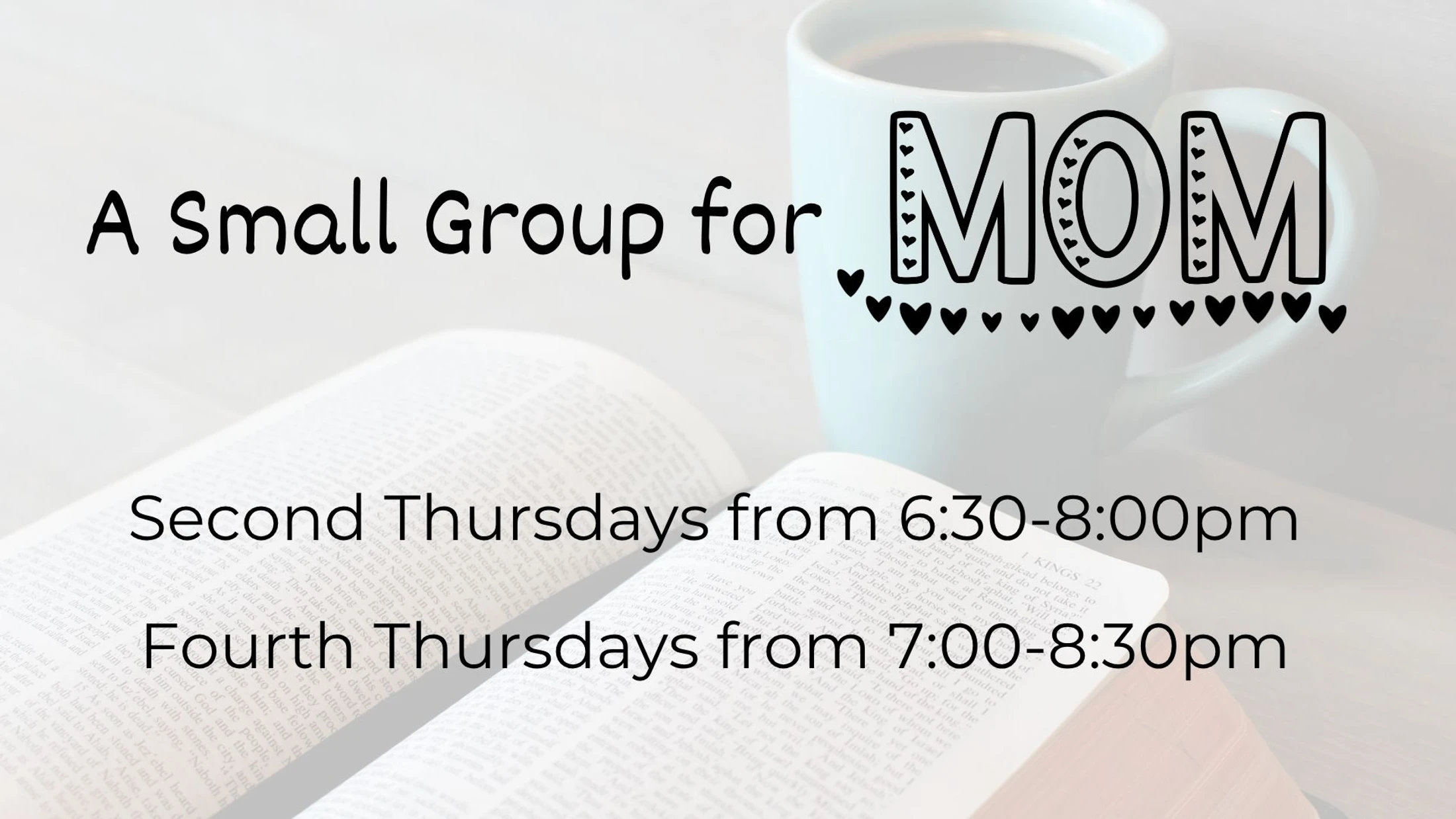 Mom's Small Group