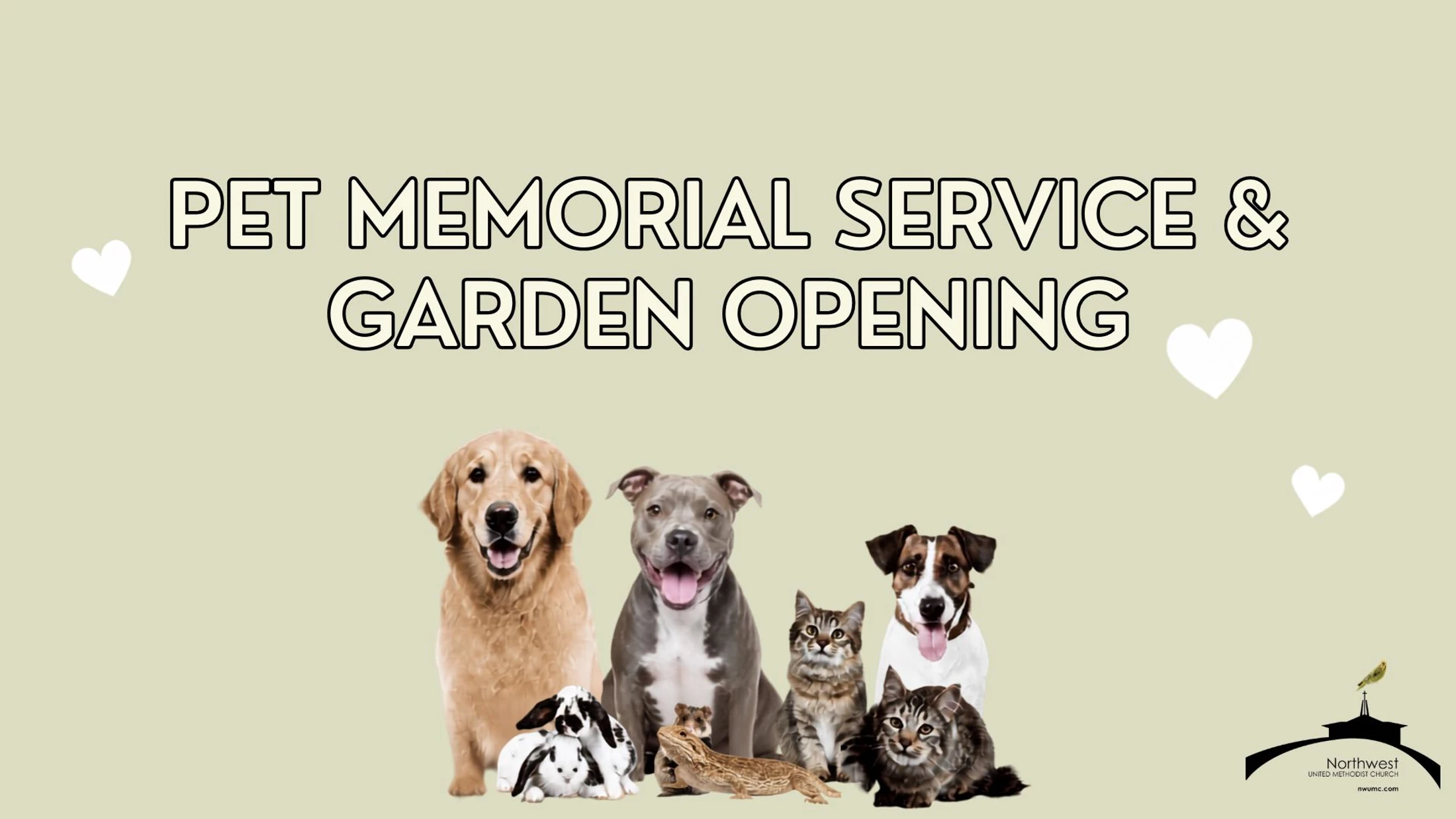 Pet Memorial Service and Garden Opening
