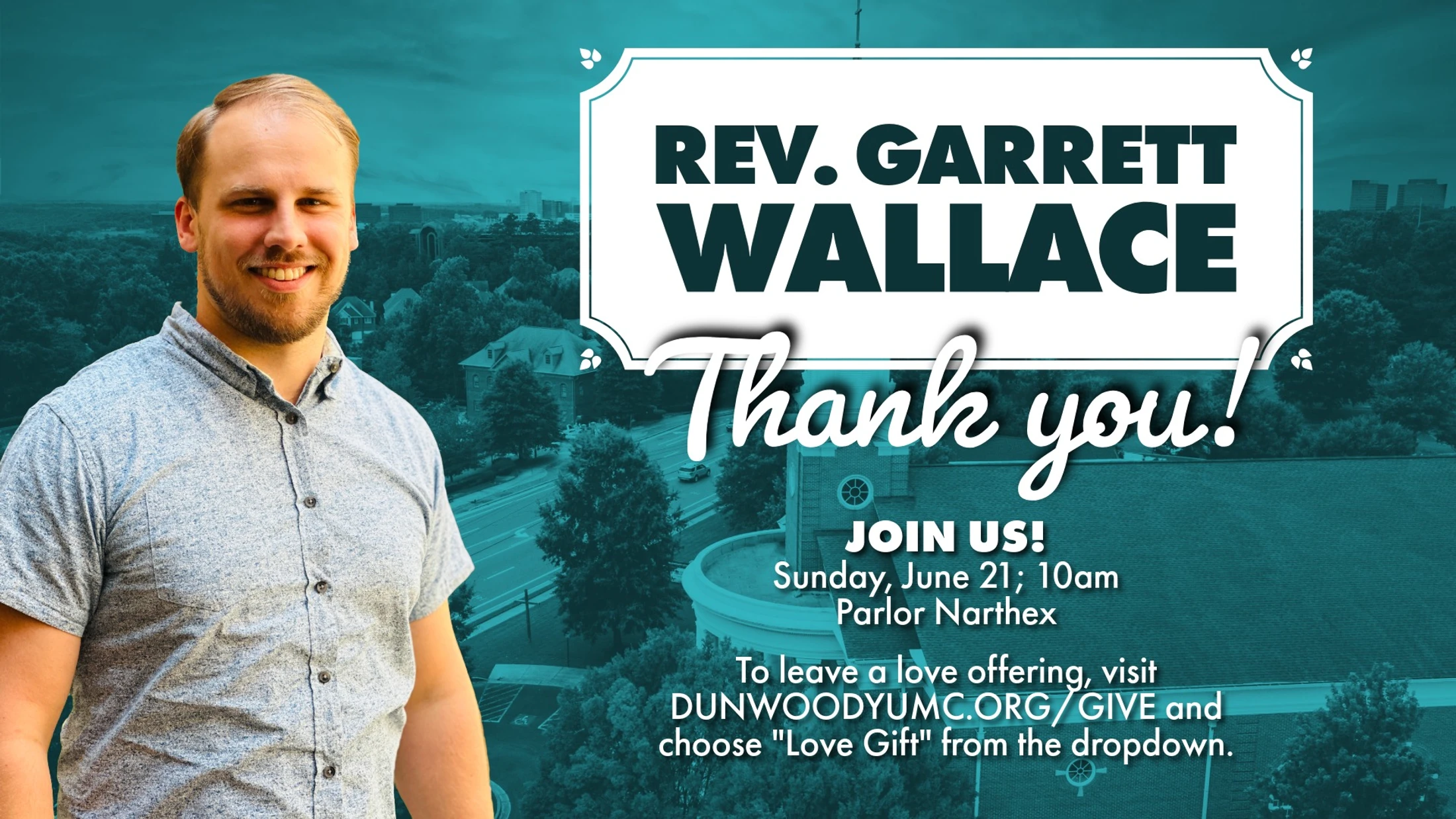 Rev. Garrett Wallace Reception