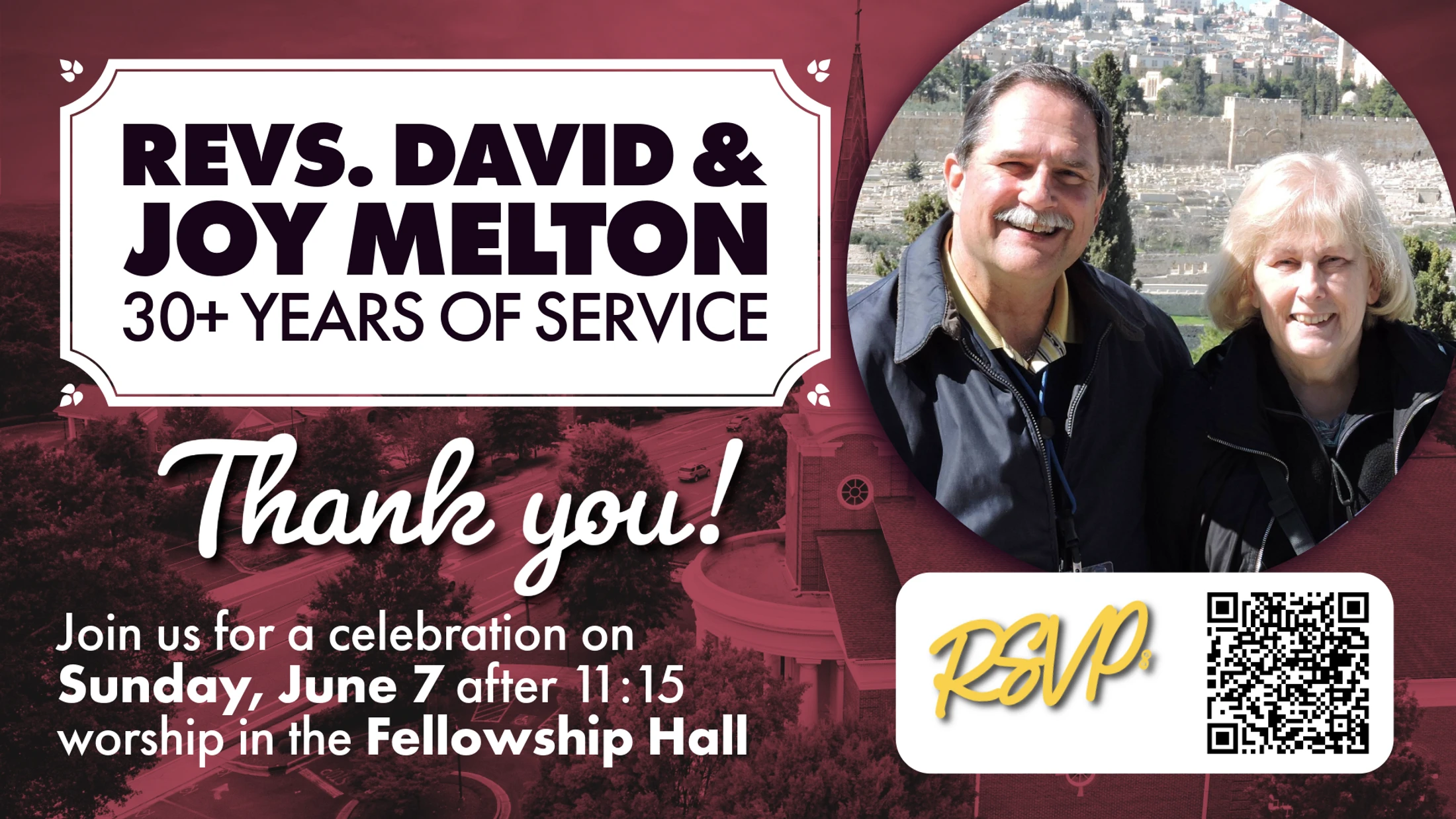 Celebration for Revs. David & Joy Melton