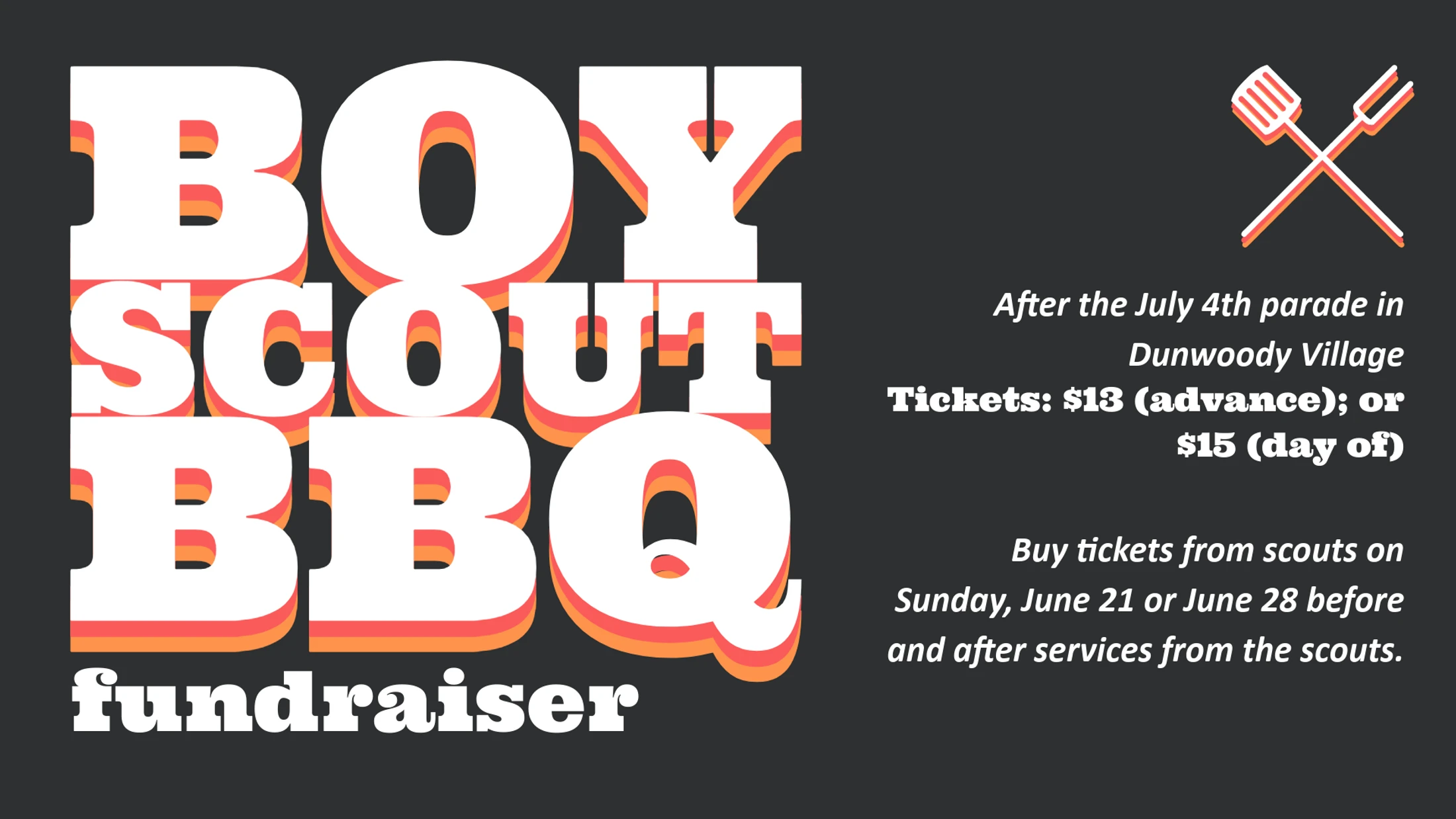 Boy Scouts BBQ Fundraiser