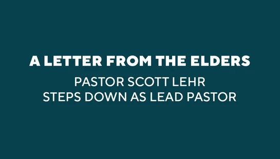 a letter from the elders