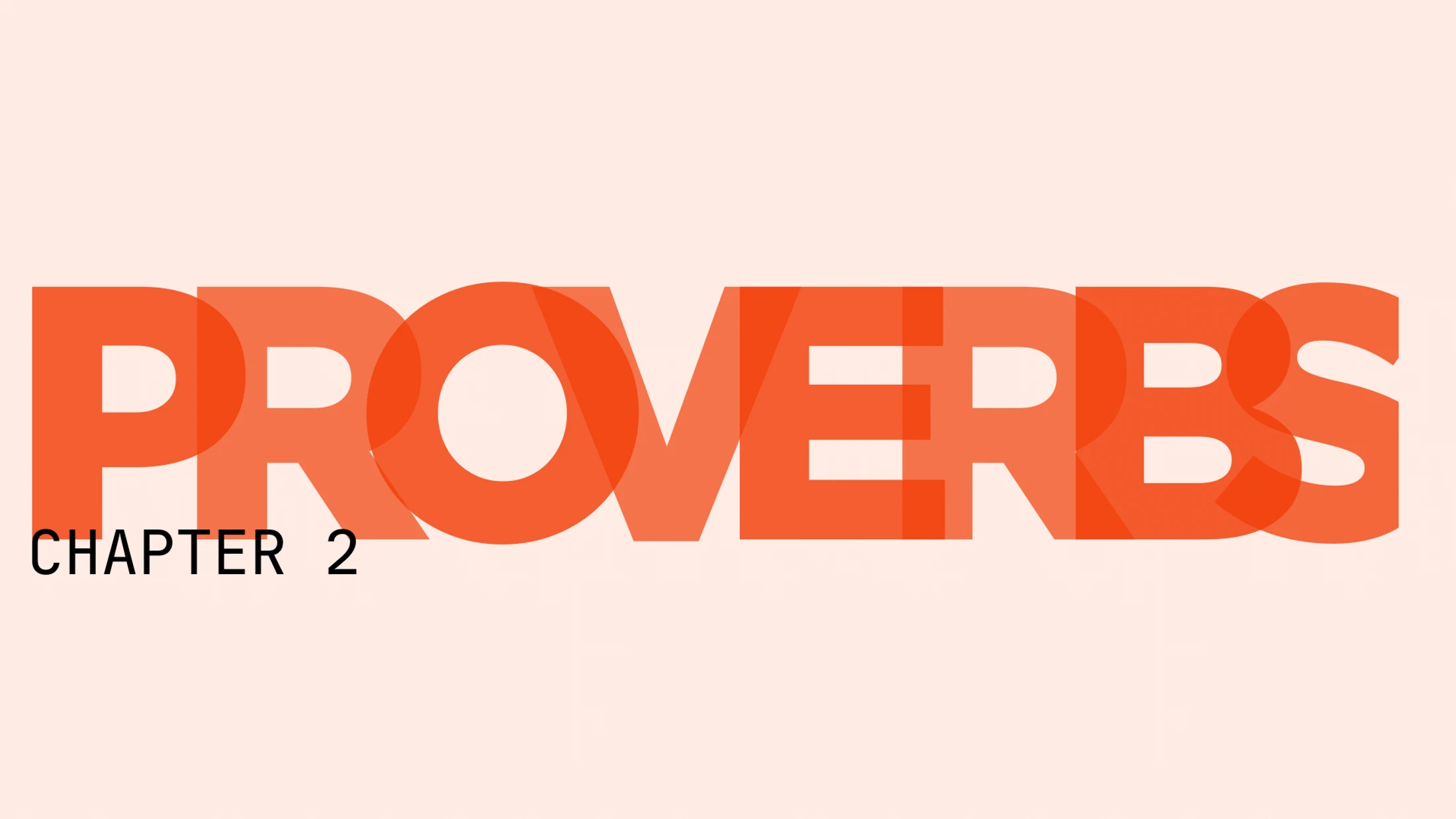 Proverbs Devotion - Day 2