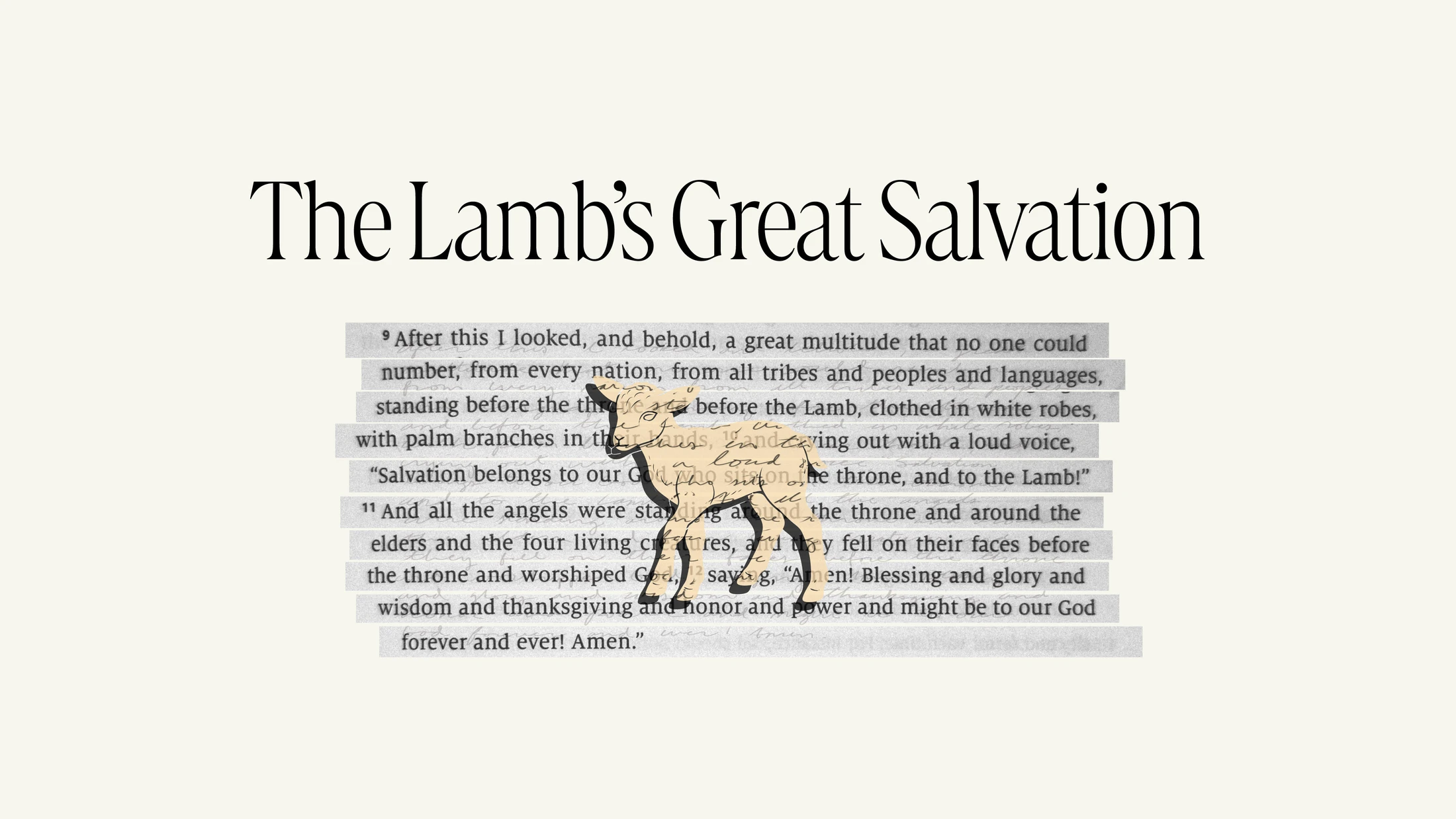 The Lamb's Great Salvation