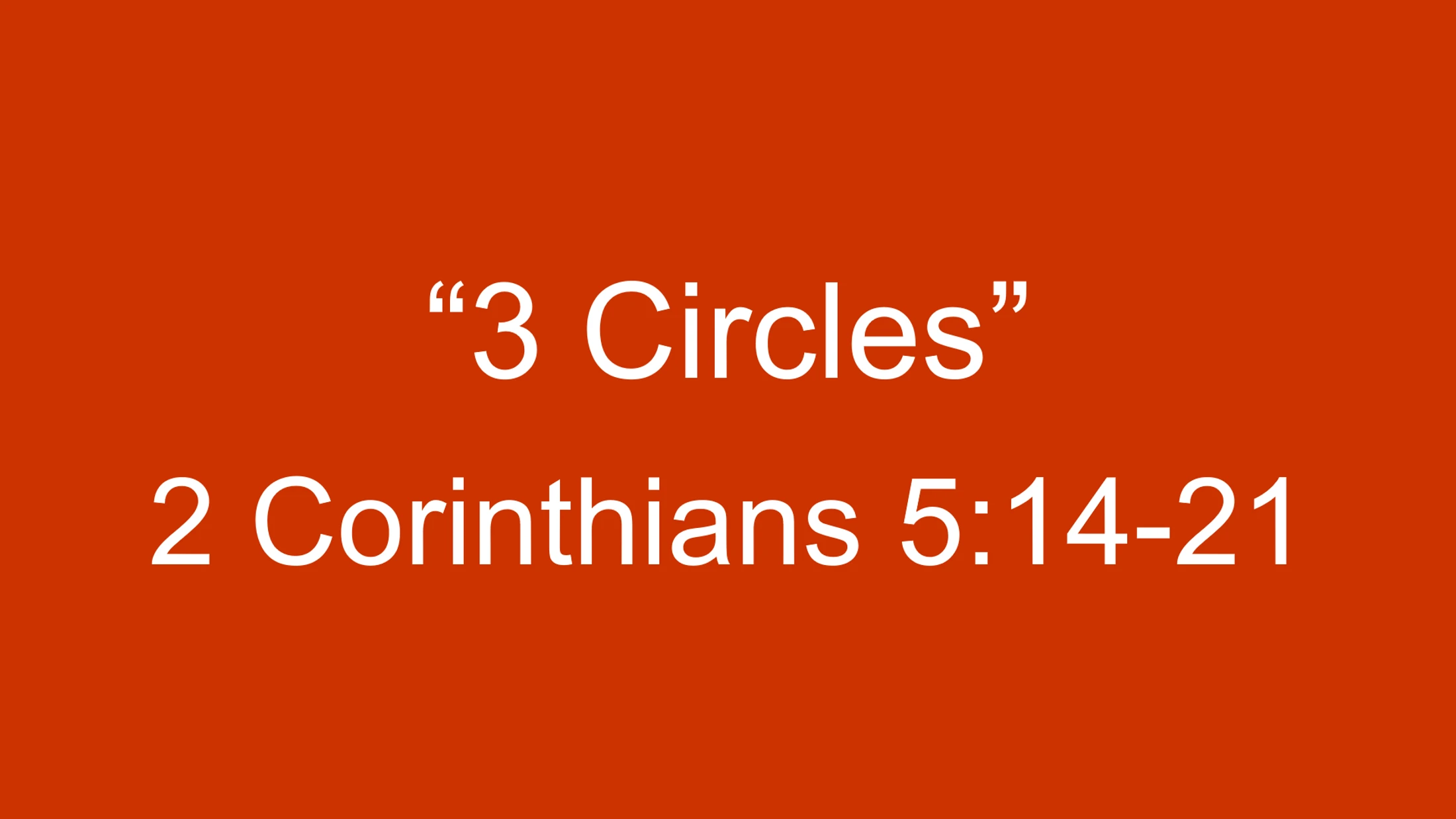 " 3 Circles"