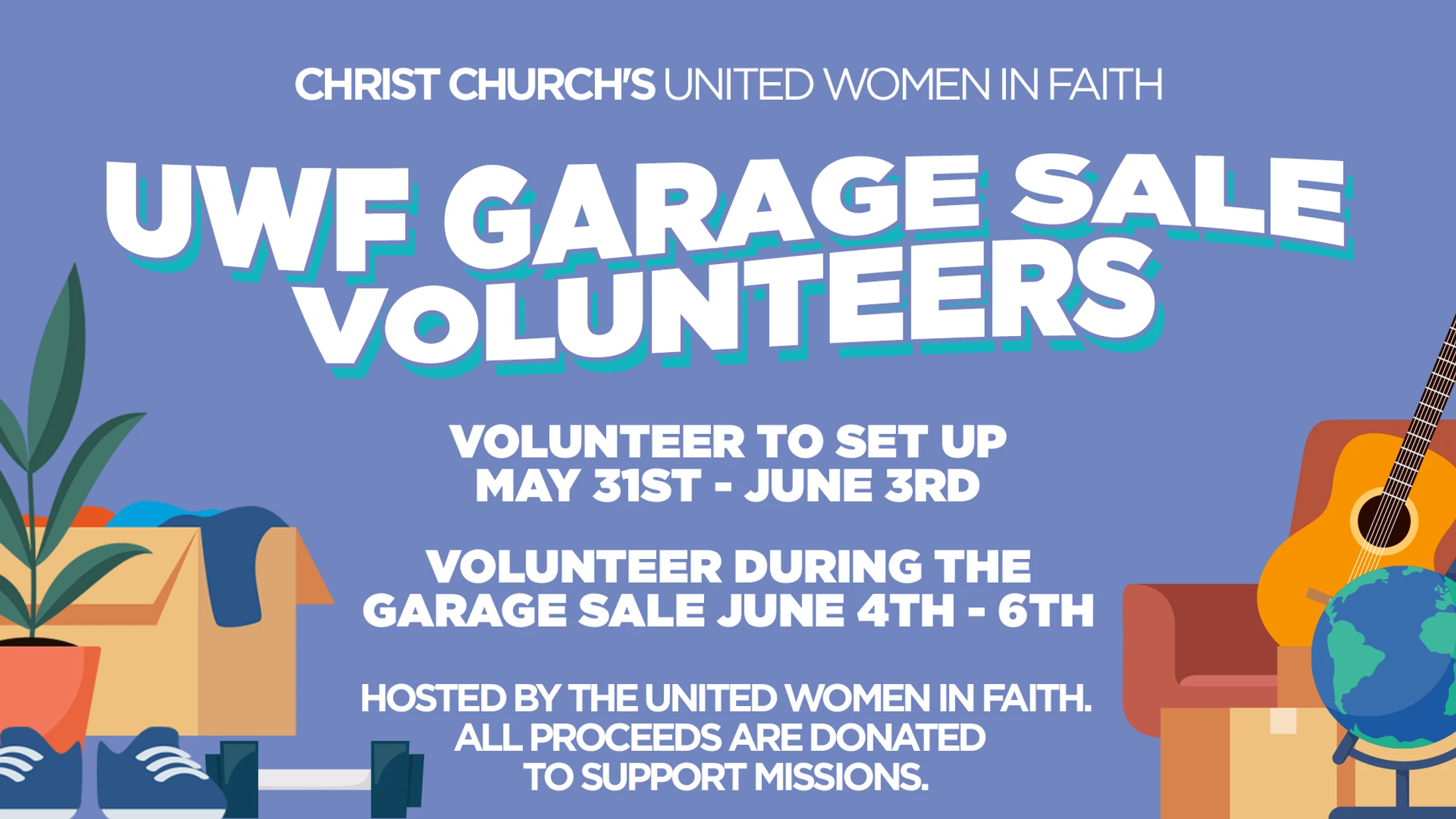 Garage Sale Volunteers