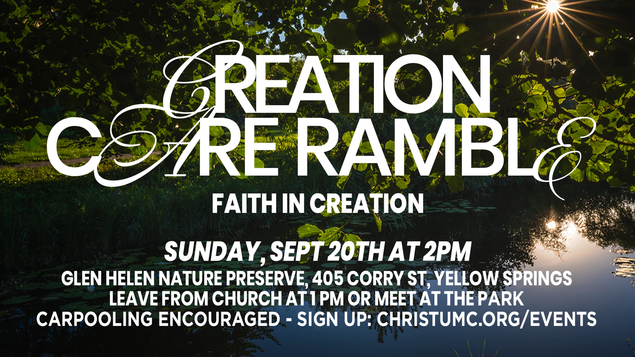 Creation Care Ramble
