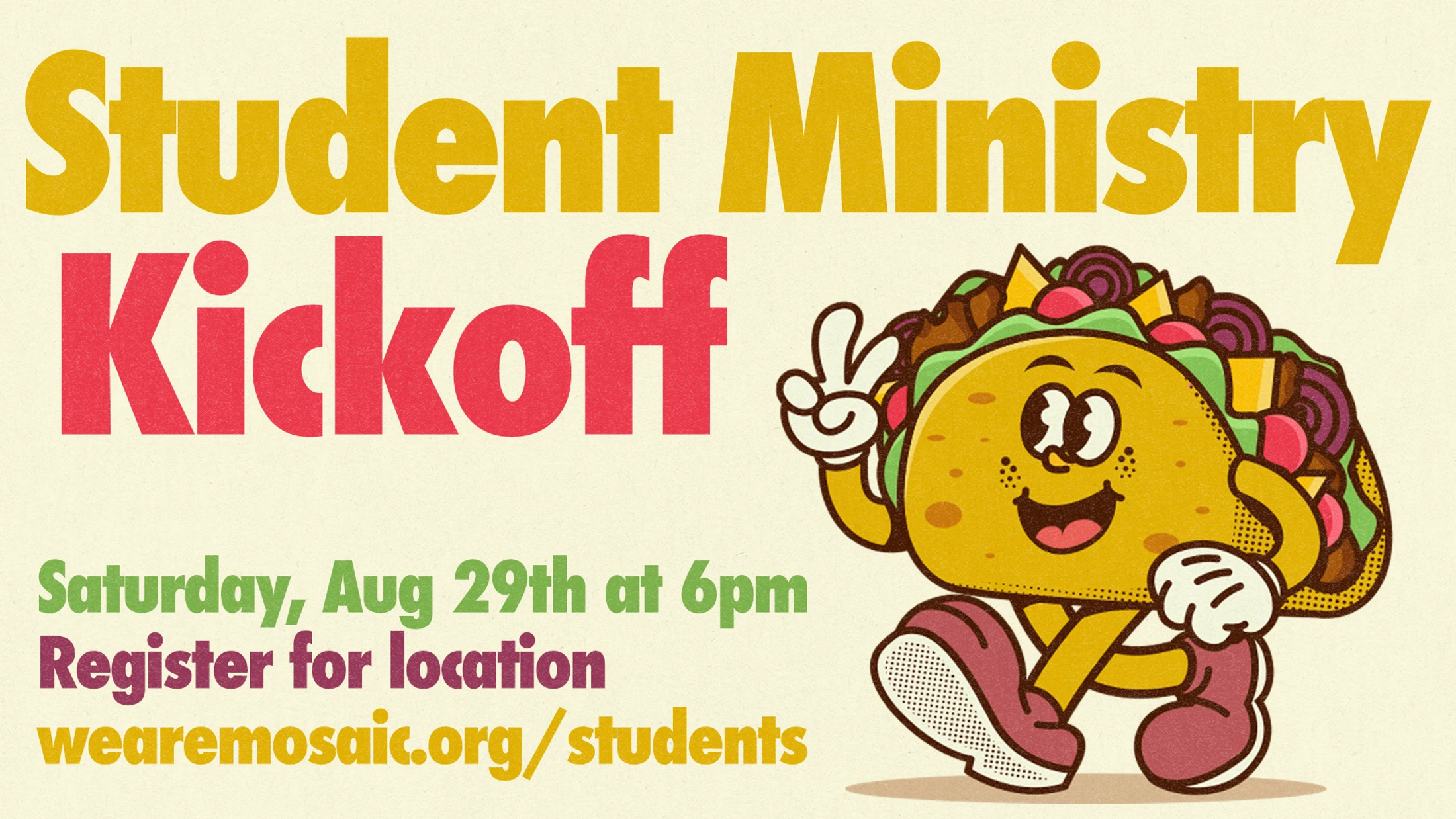 Student Kickoff - Registration Begins Aug 1st