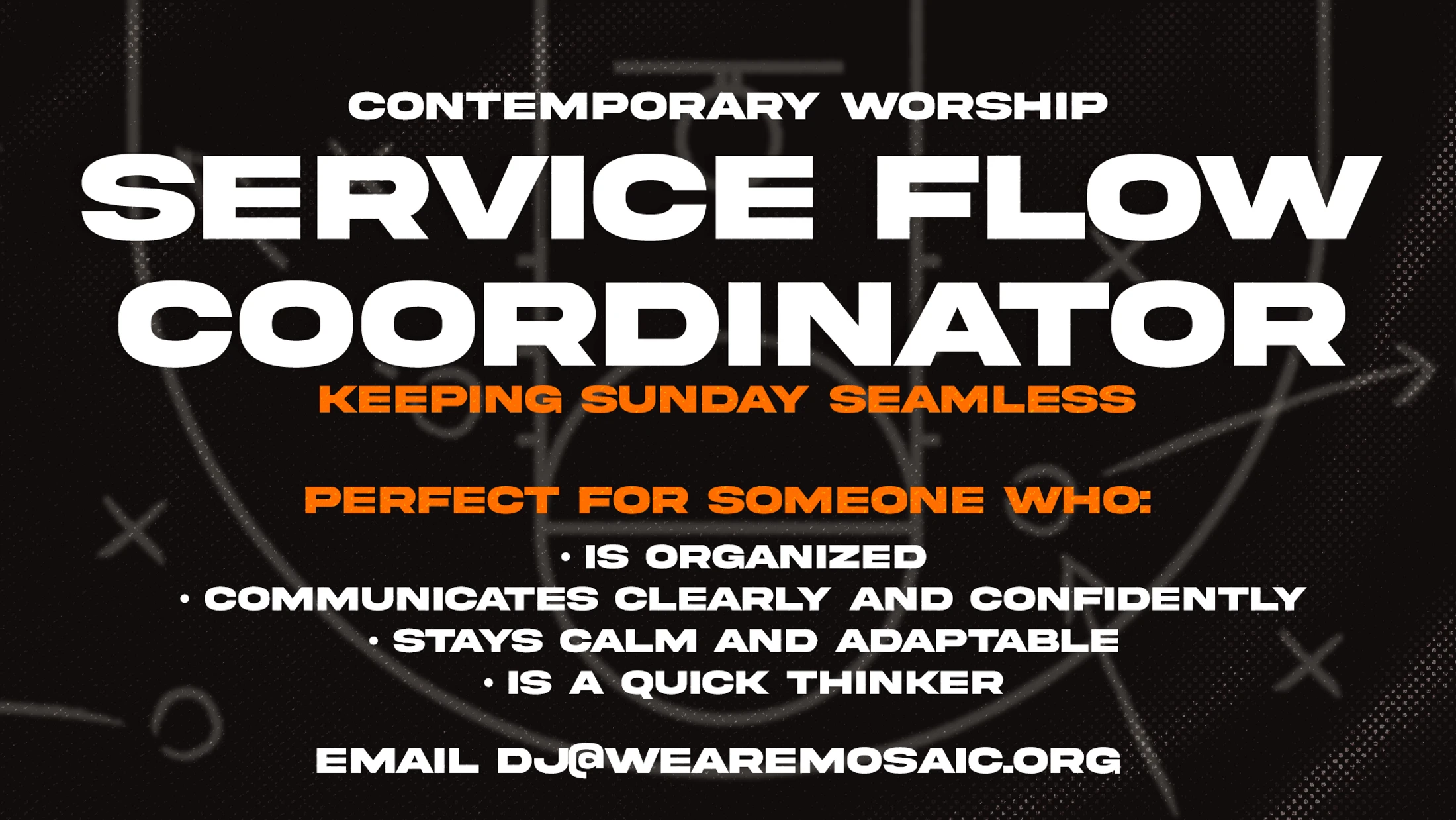 Service Flow Coordinator (4 volunteer positions open)
