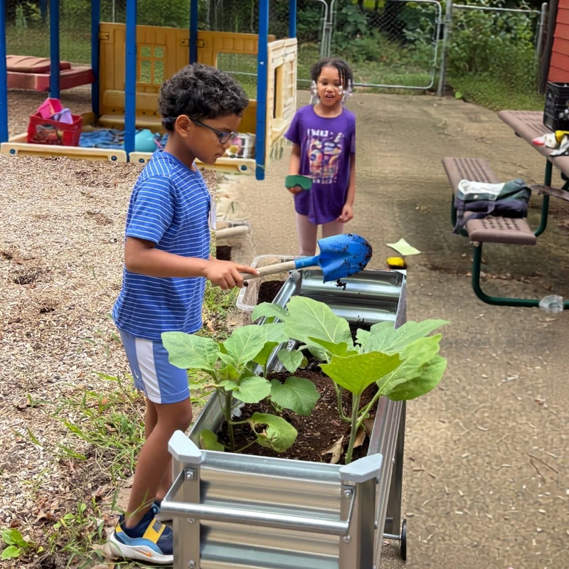 <span>In the summer of 2026, the gardening club donated some moveable raised beds. This doubled our growing areas!</span>