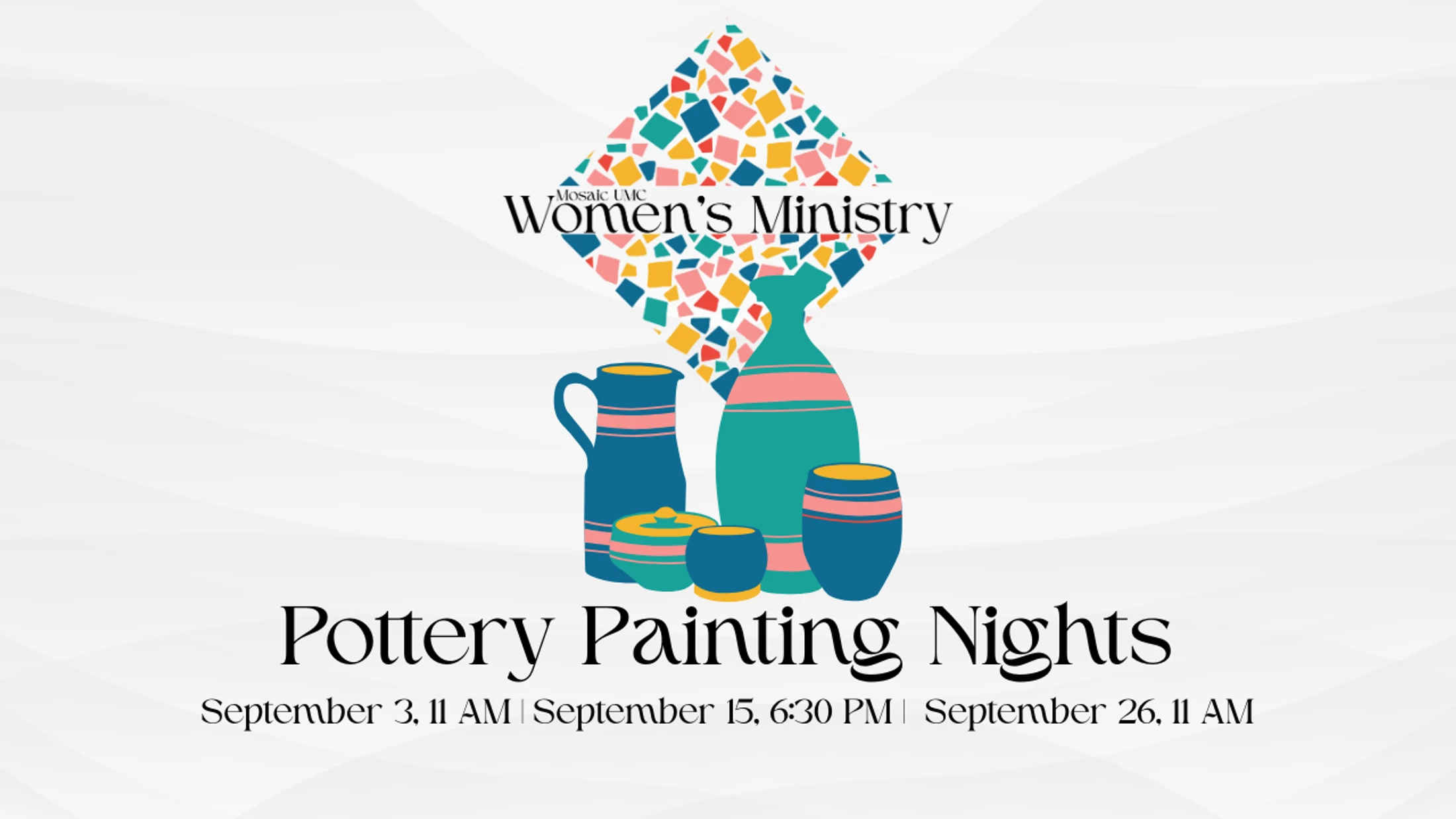 Women's Ministry Pottery Painting