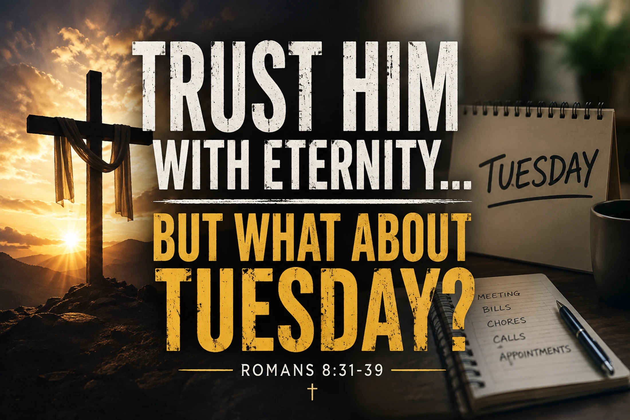 Trust Him With Eternity…But What About Tuesday?