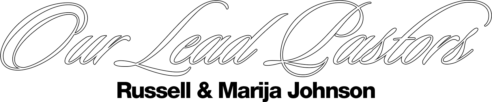 Pastors Russell and Marija Johnson