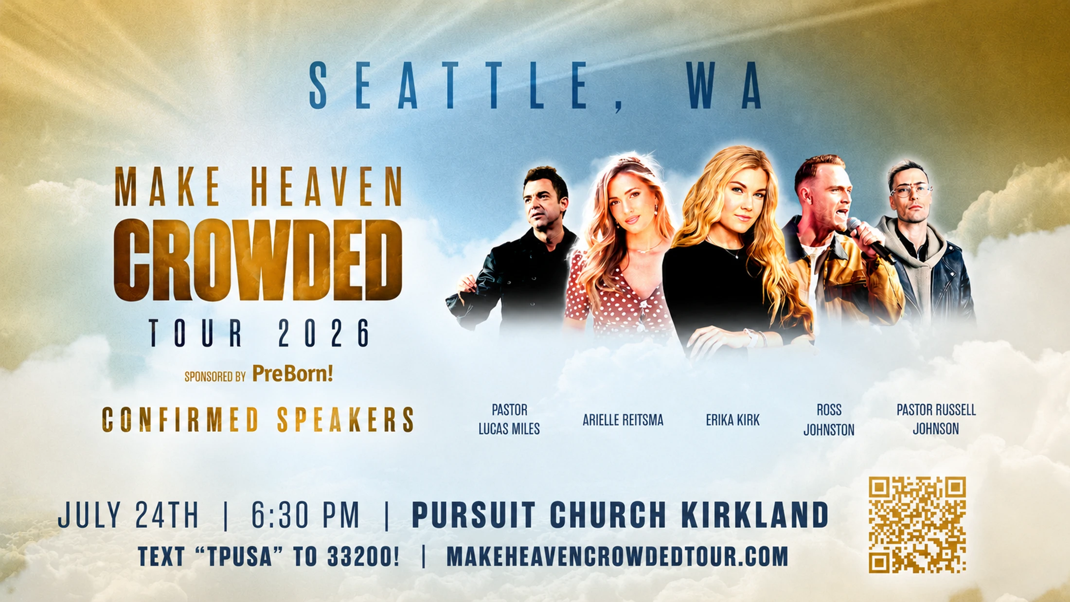 Erika Kirk Make Heaven Crowded Tour Event